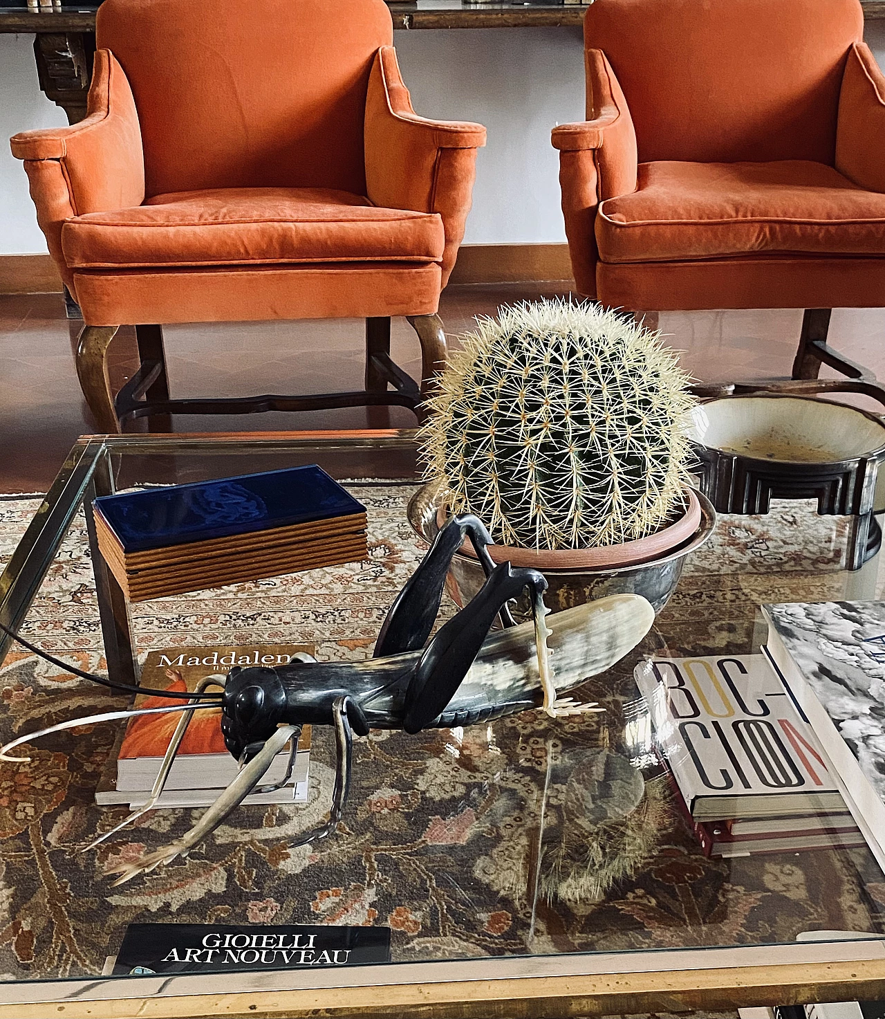 Horn grasshopper sculpture, 1960s 6