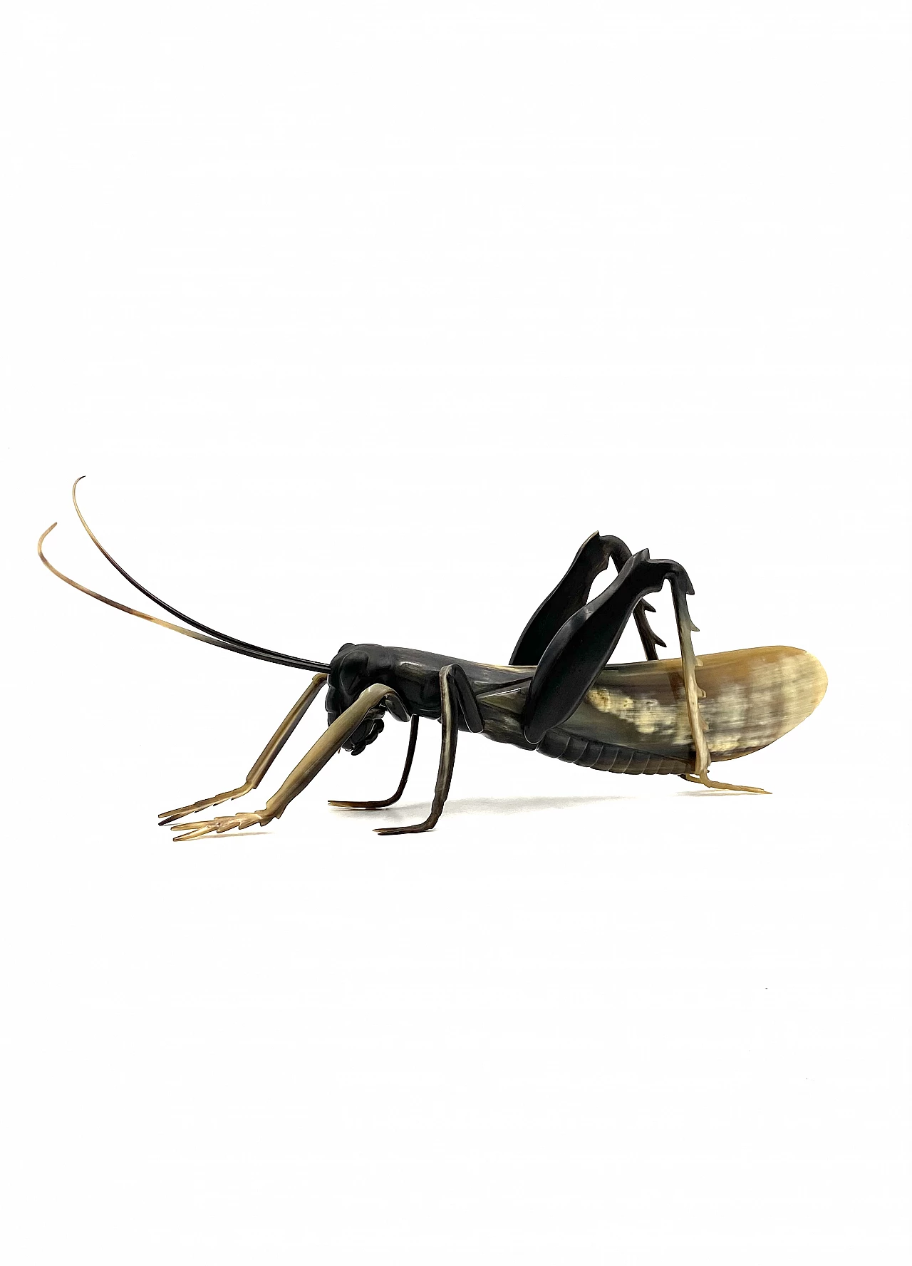 Horn grasshopper sculpture, 1960s 13