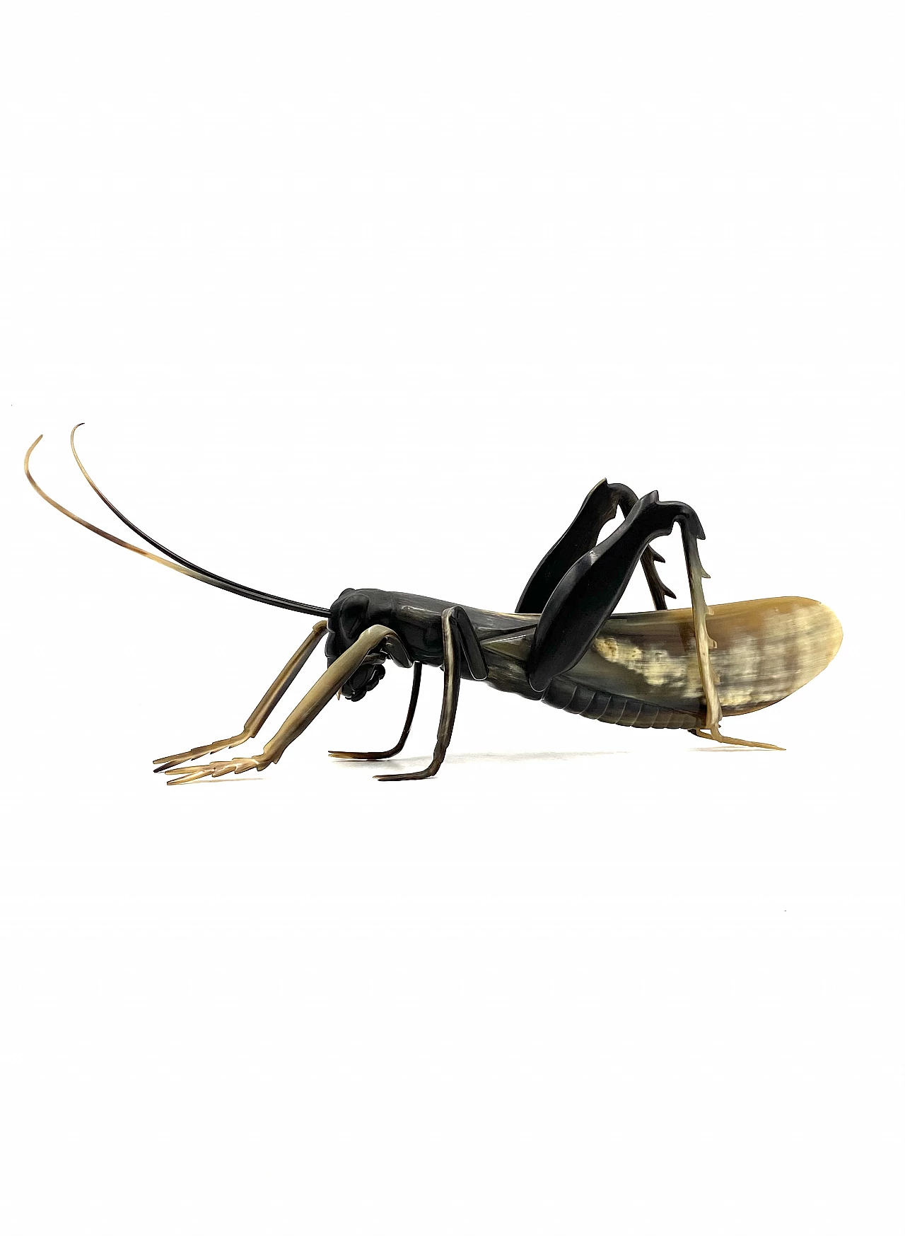 Horn grasshopper sculpture, 1960s 14