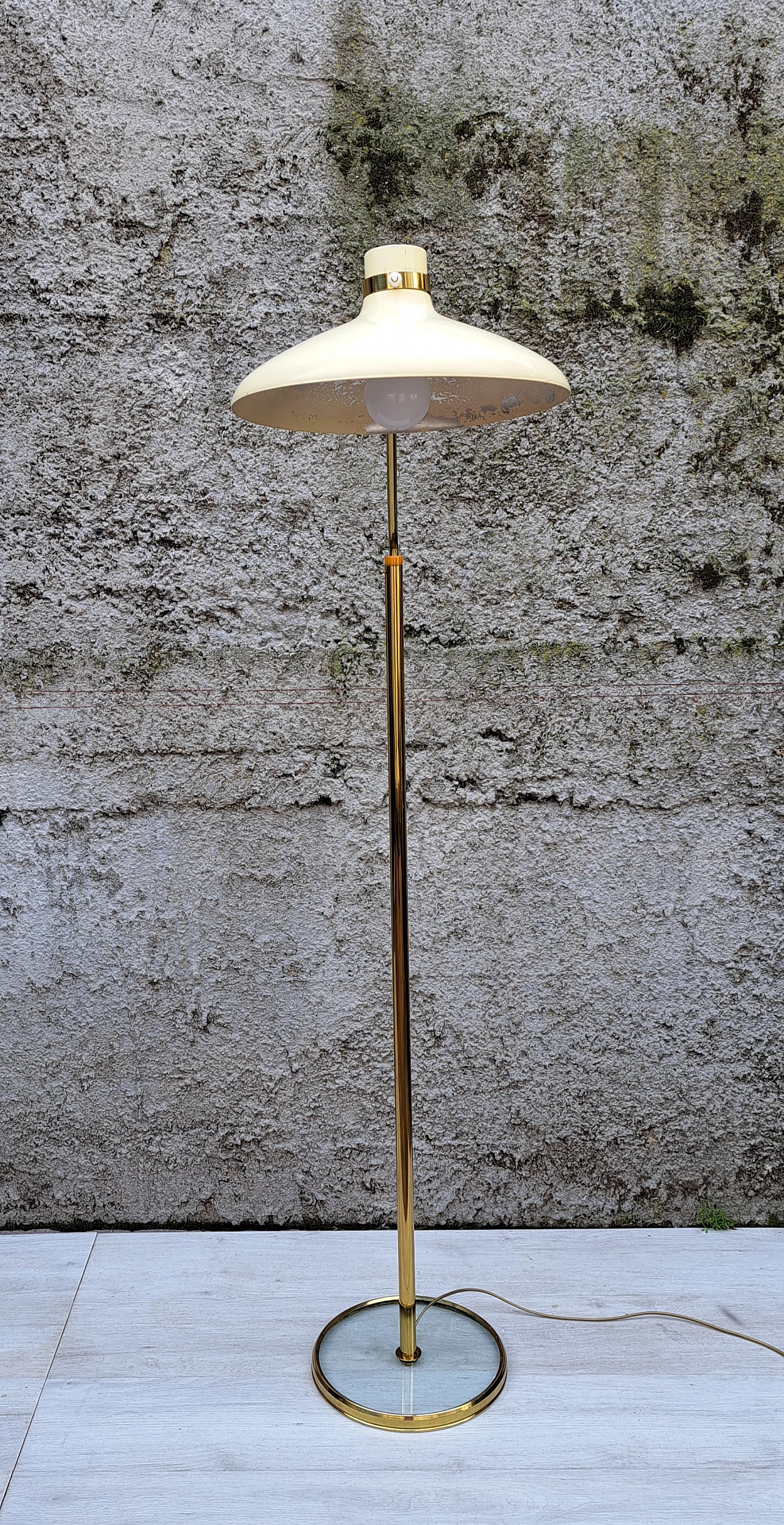 Floor lamp in metal and glass by Gio Ponti for Fontana Arte, 1960s 12