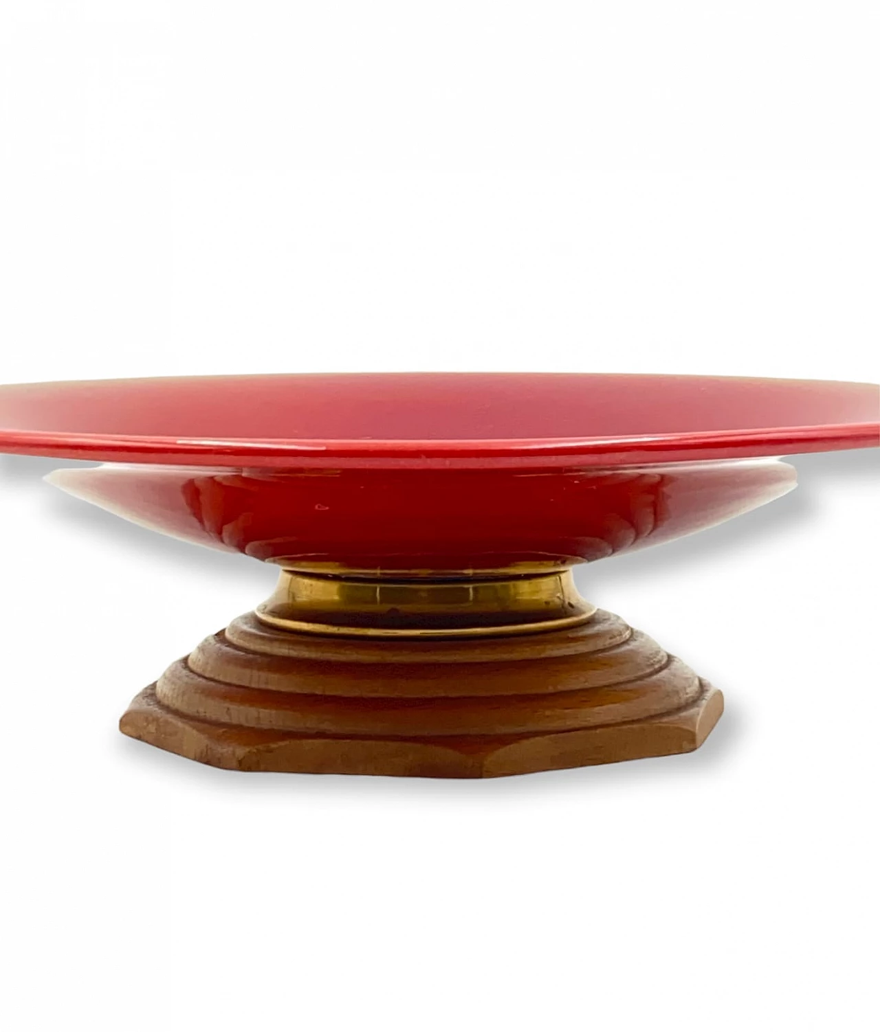 Wood and Sèvres ceramic centerpiece, 1940s 3