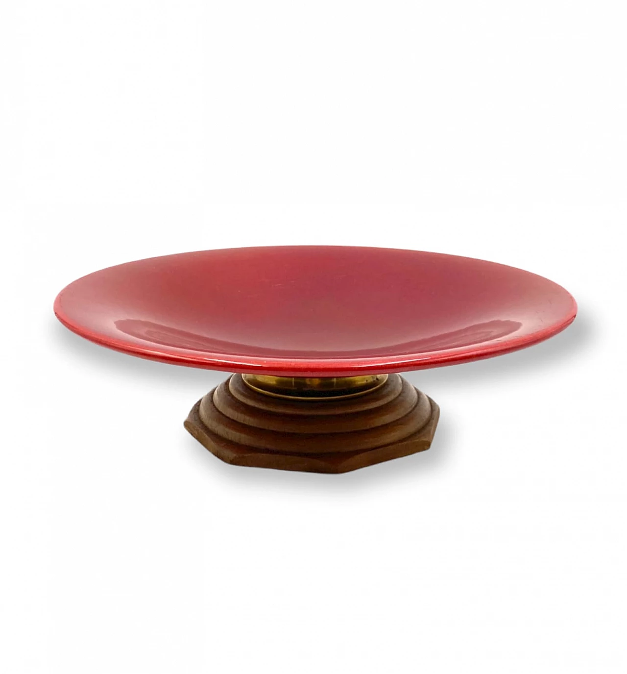 Wood and Sèvres ceramic centerpiece, 1940s 4