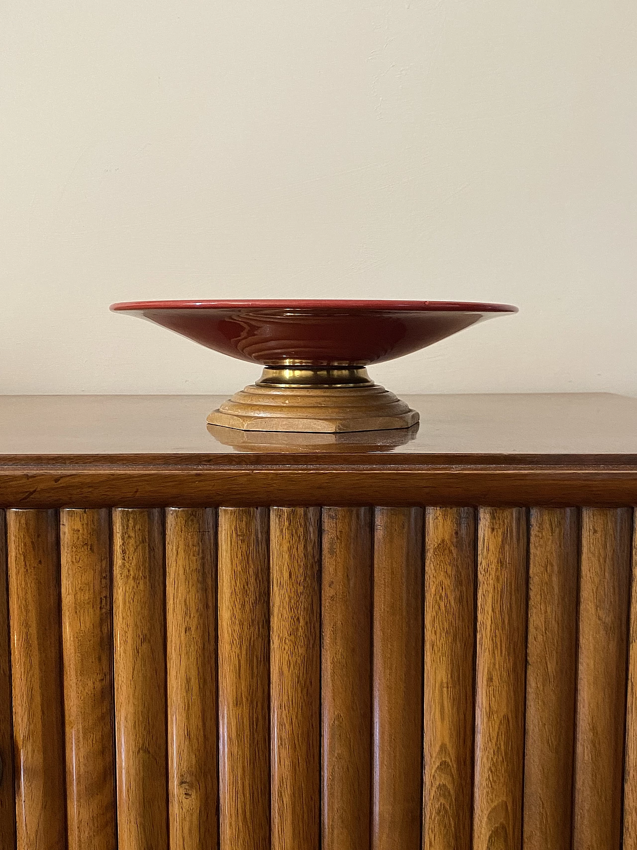 Wood and Sèvres ceramic centerpiece, 1940s 16