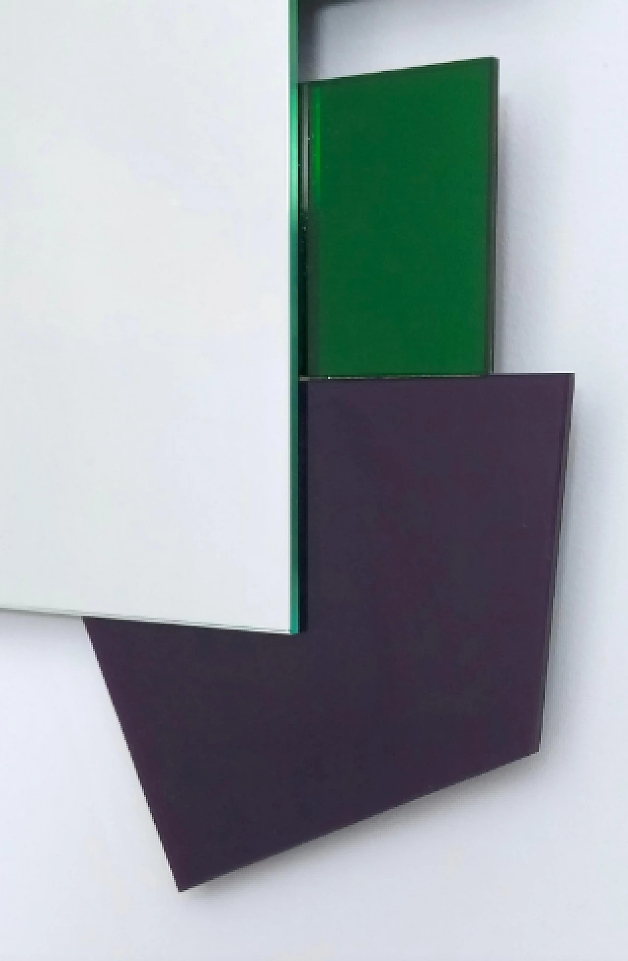 Irregular multicolor glass mirror in the style of Ettore Sottsass 8