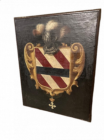 Painting depicting the Corsini family coat of arms, oil on canvas, 18th century