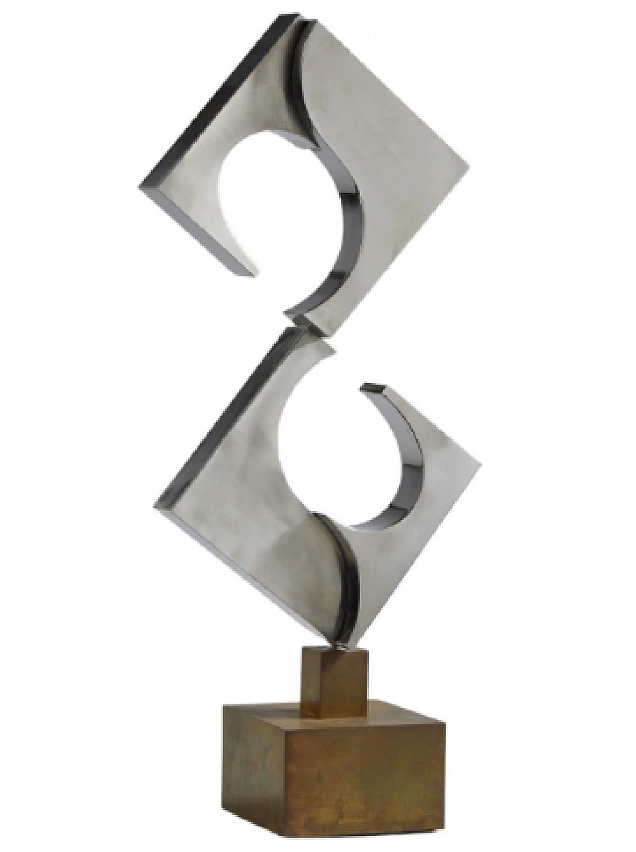 Carmelo Cappello, Spirale Triangolare, scultura in metallo, 1978 1