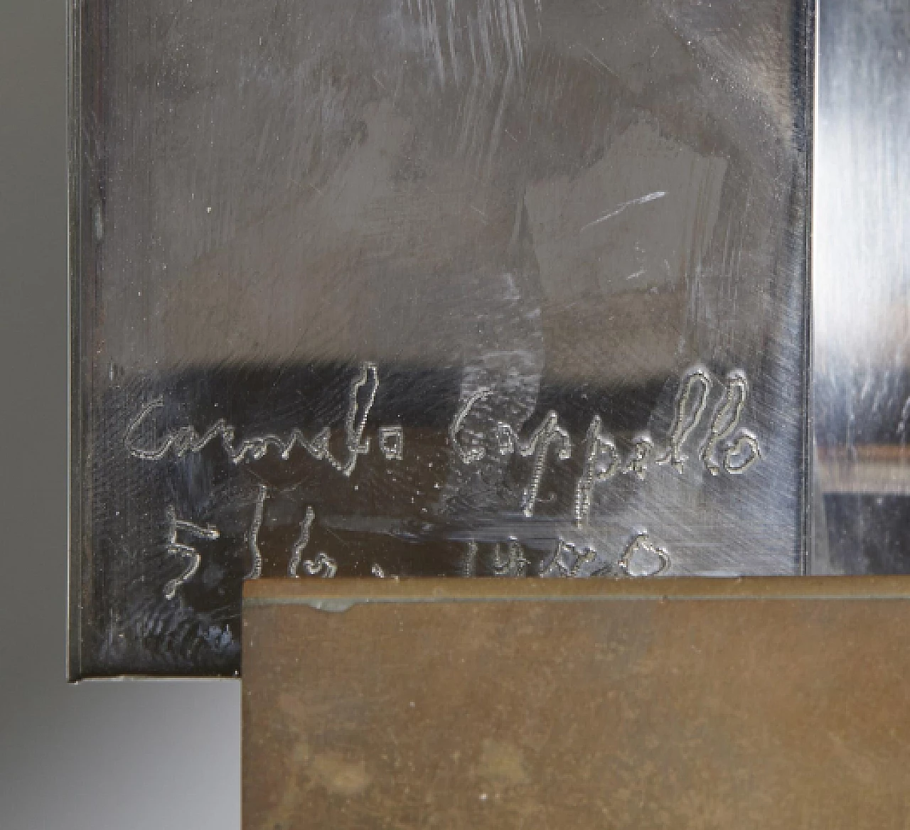 Carmelo Cappello, Spirale Triangolare, scultura in metallo, 1978 8