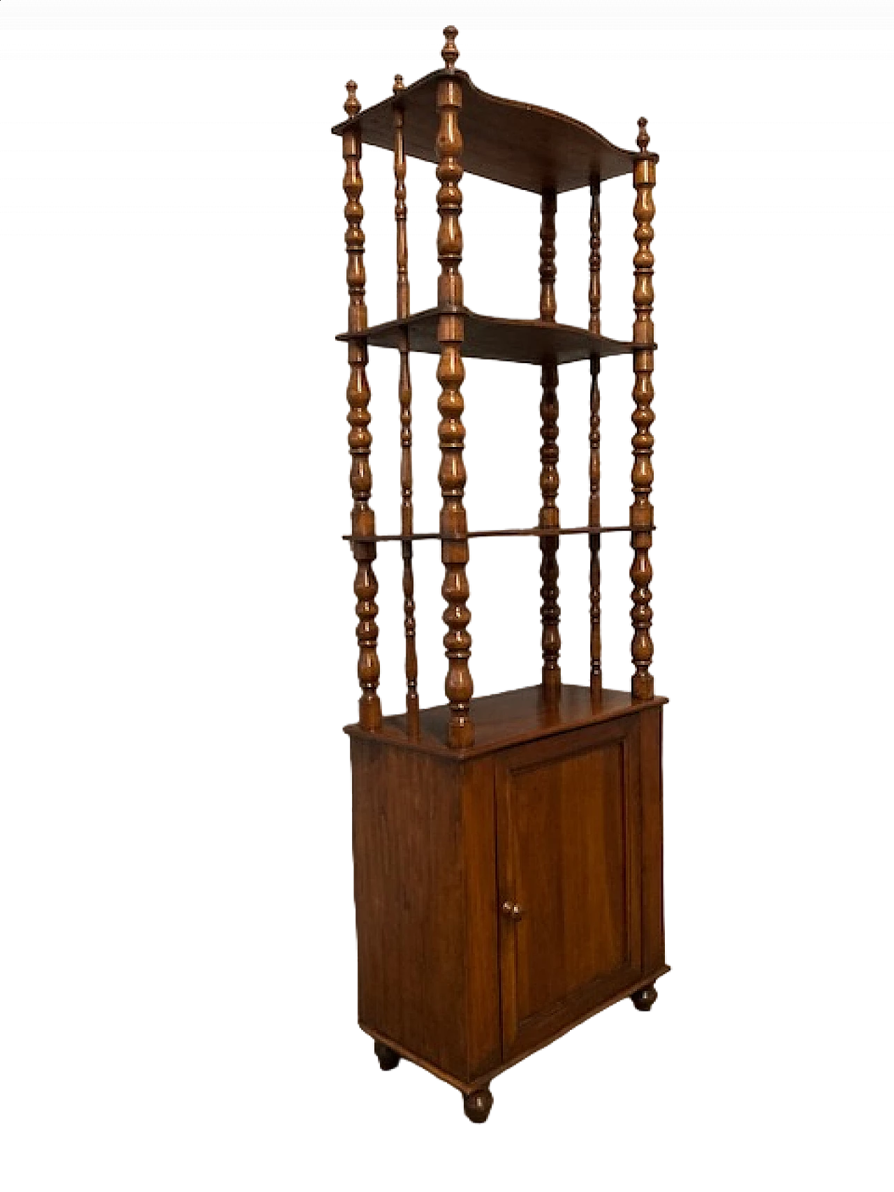 Louis Philippe open etagere in solid walnut, mid-19th century 14
