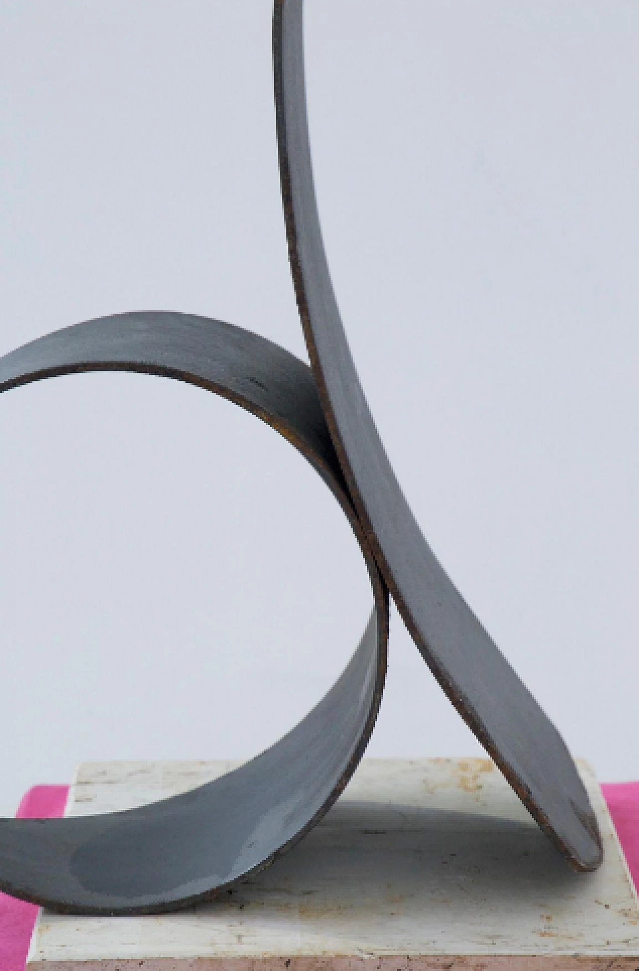 Antonio Del Donno, wrought iron and travertine sculpture, 1991 8