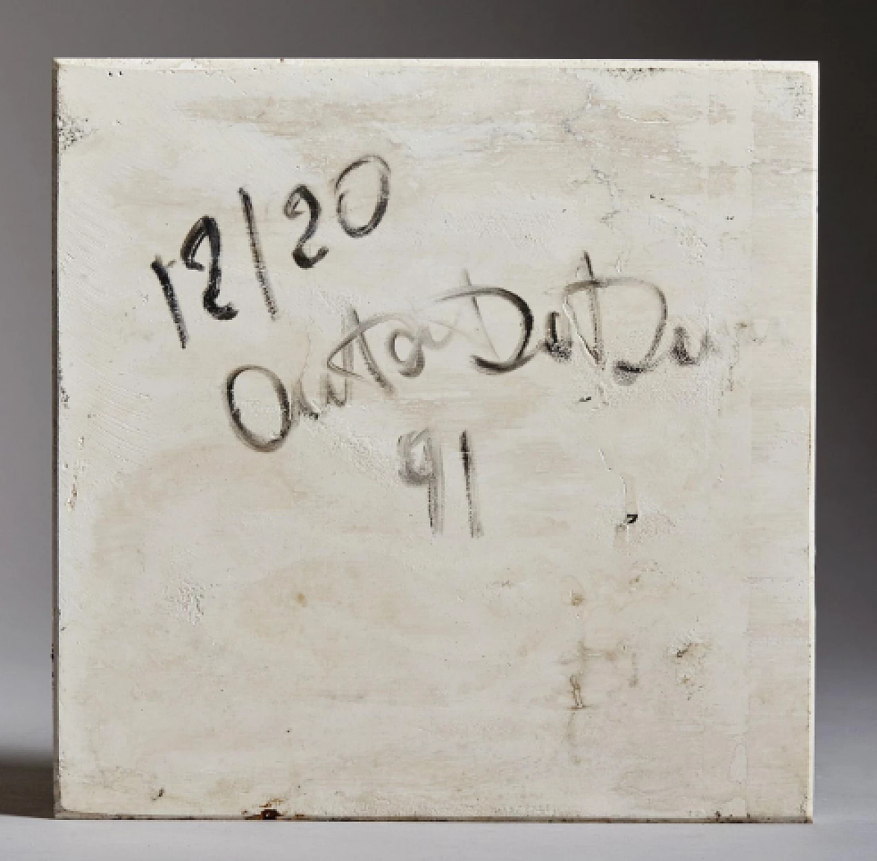 Antonio Del Donno, wrought iron and travertine sculpture, 1991 9