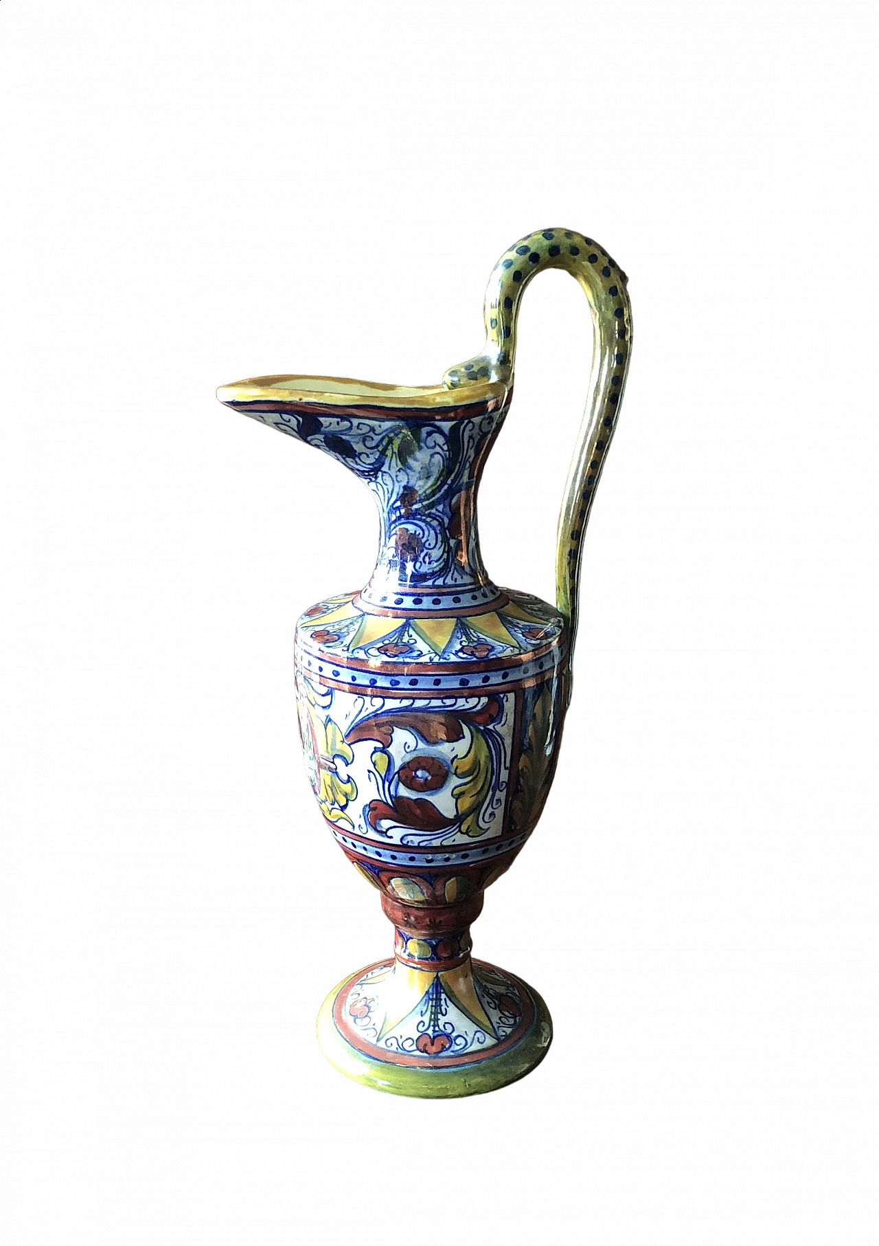 Majolica ceramic vase by Cooperativa Ceramisti Gualdo Tadino 9