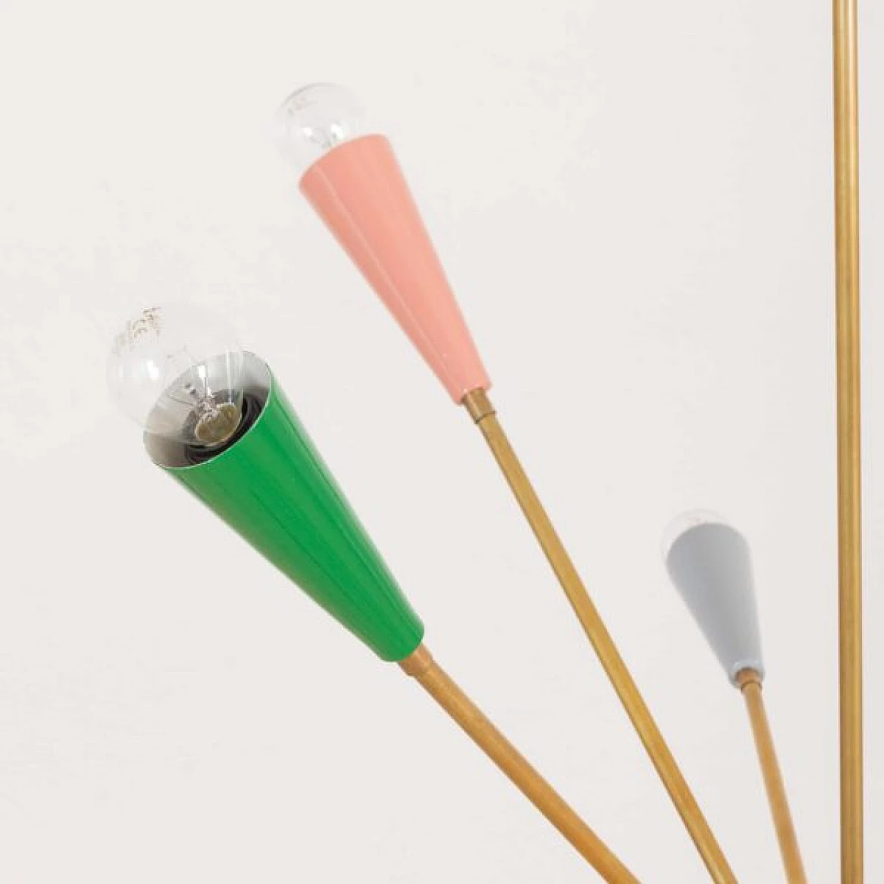 Sputnik coloured chandelier, 1950s 8