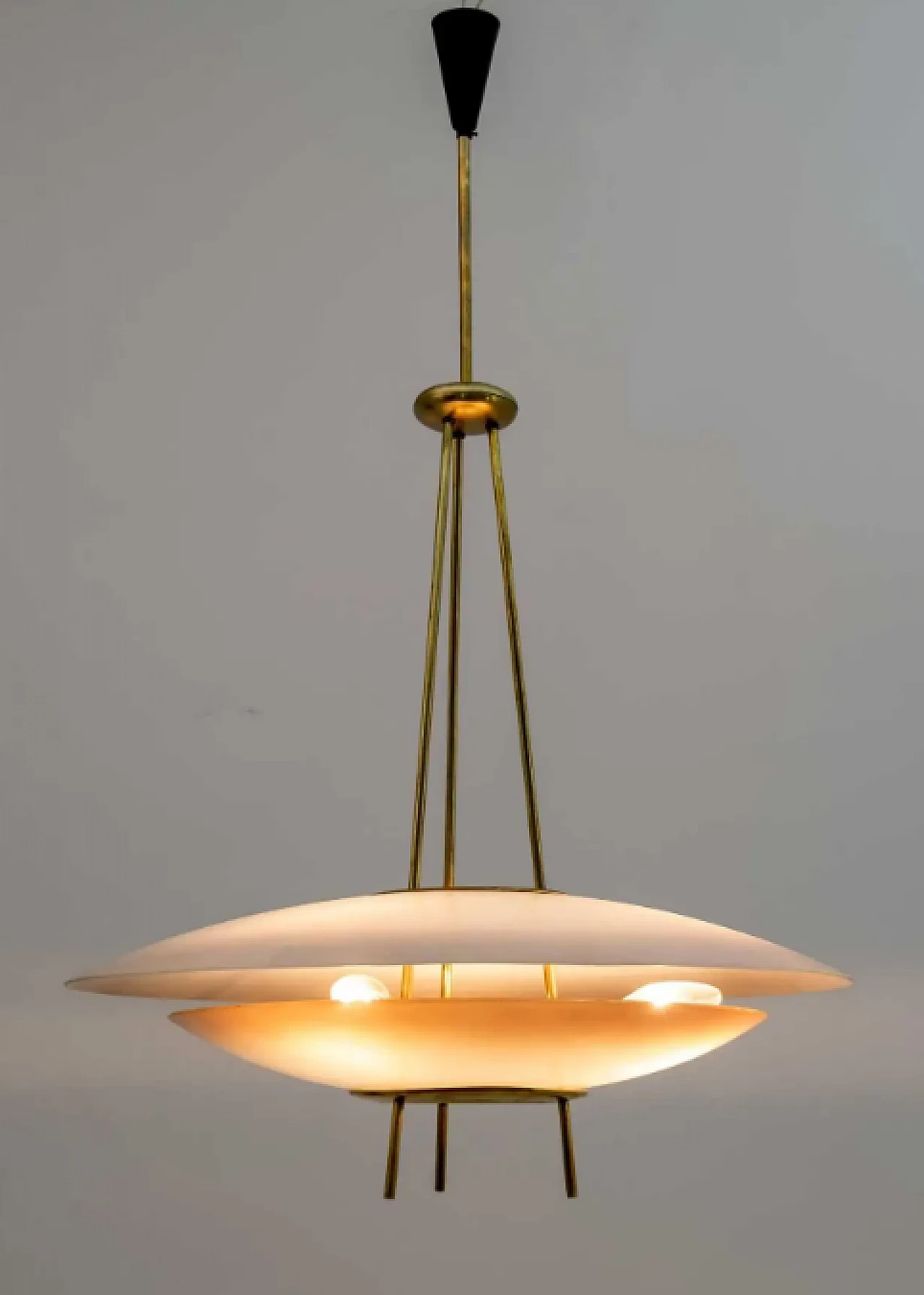 Lampadario in cristallo di Pietro Chiesa per Fontana Arte, anni '50 3