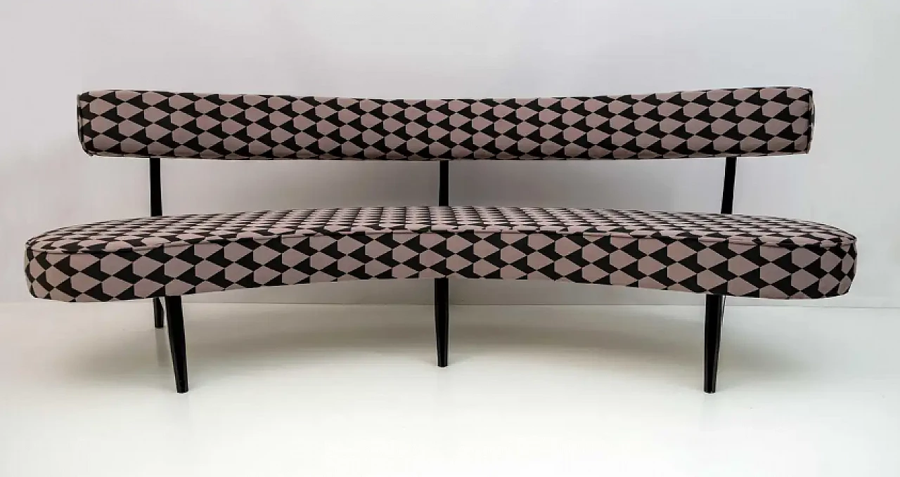 Curved floating sofa by Vladimir Kagan, 1980s 4