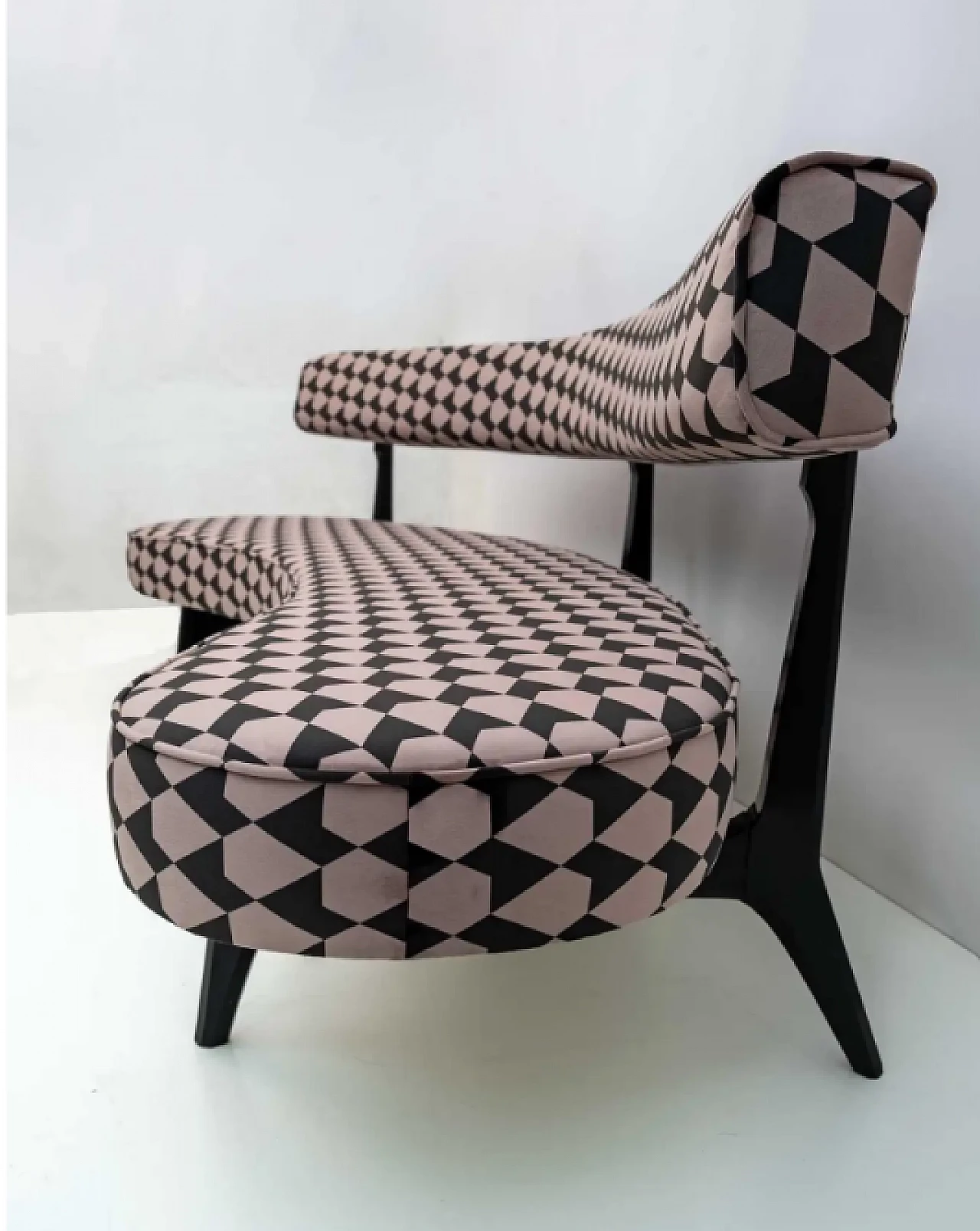 Curved floating sofa by Vladimir Kagan, 1980s 6