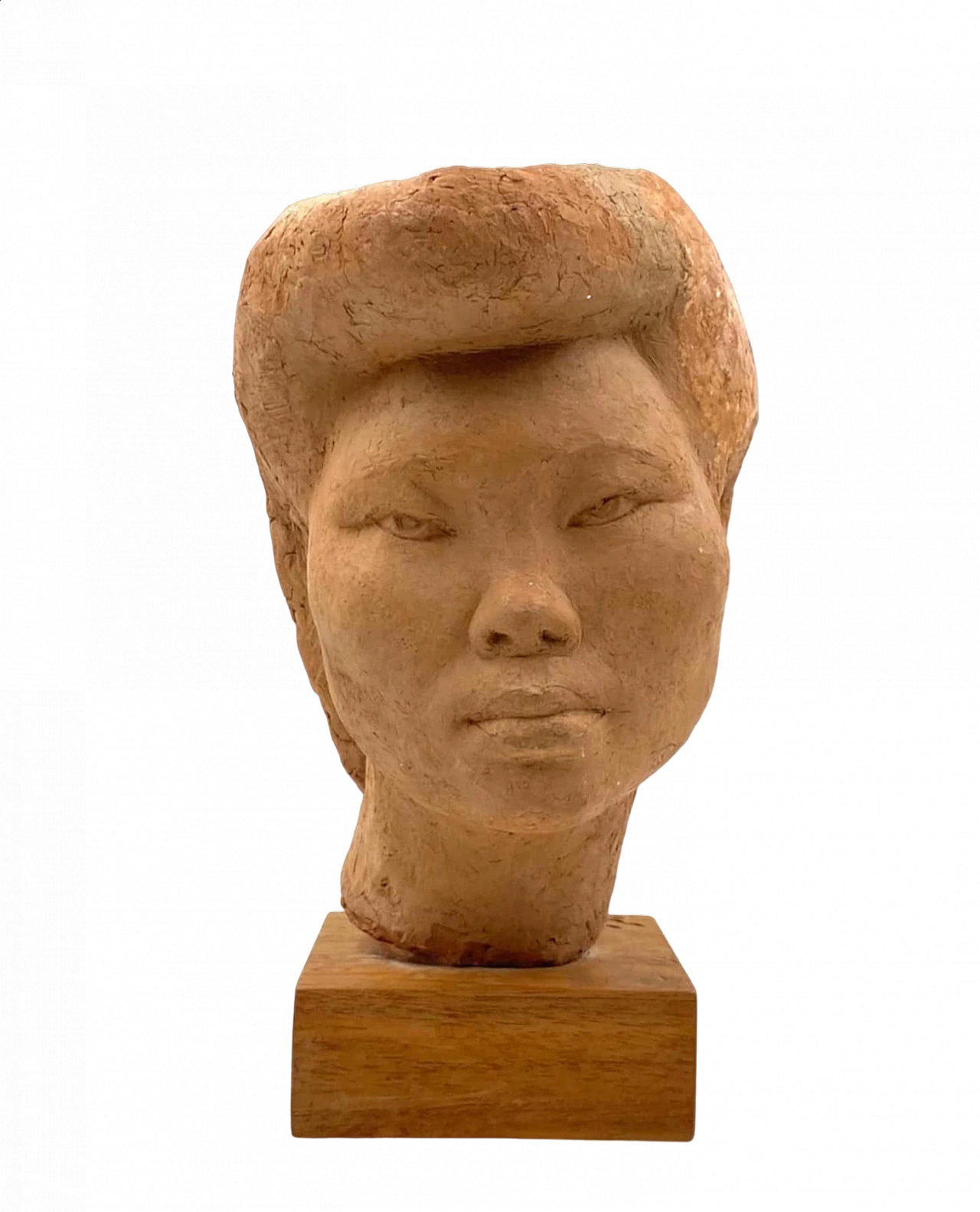 Willy Gordon, Akito girl's head, terracotta sculpture, 1940s 22