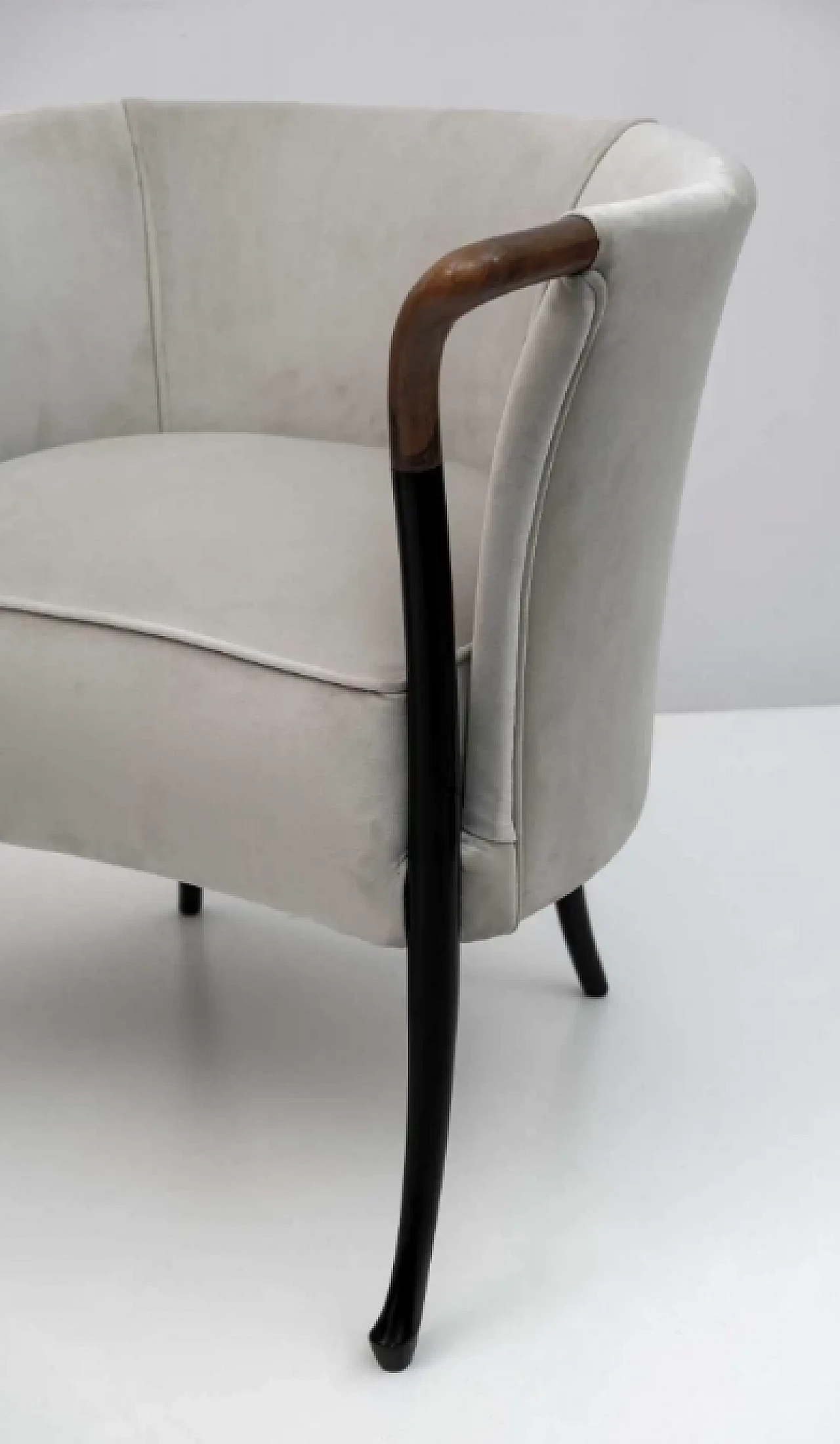 Divano da conversazione Progetto in velluto di Giorgetti, anni '80 7