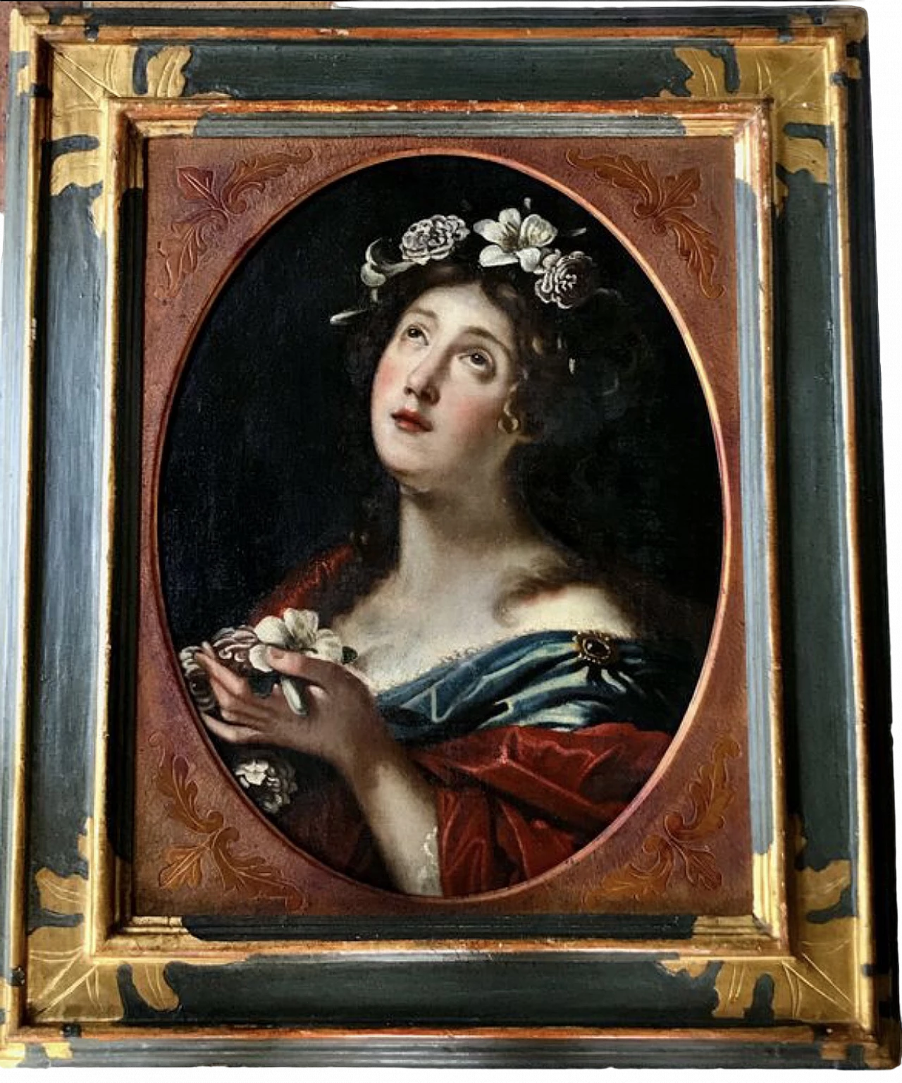 Saint Cecilia, oil painting, 17th century 8