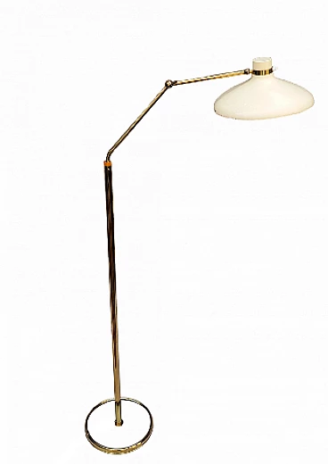 Floor lamp in metal and glass by Gio Ponti for Fontana Arte, 1960s