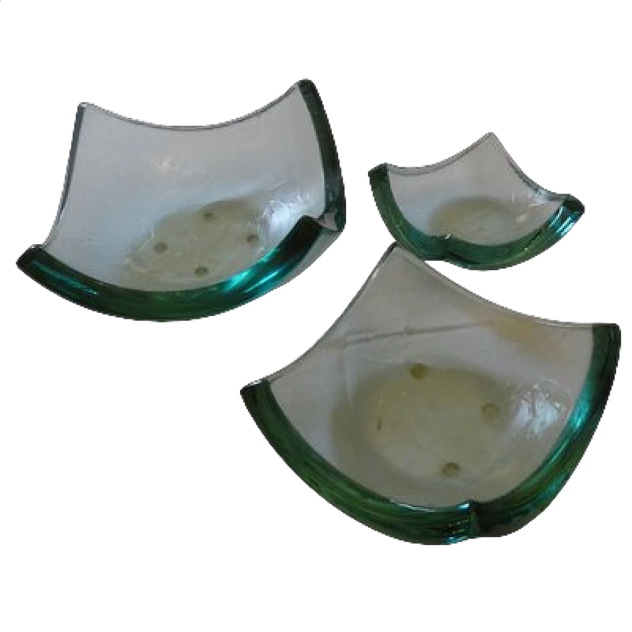 3 Piatti  in vetro di Stephen Schlanser, 1998 8