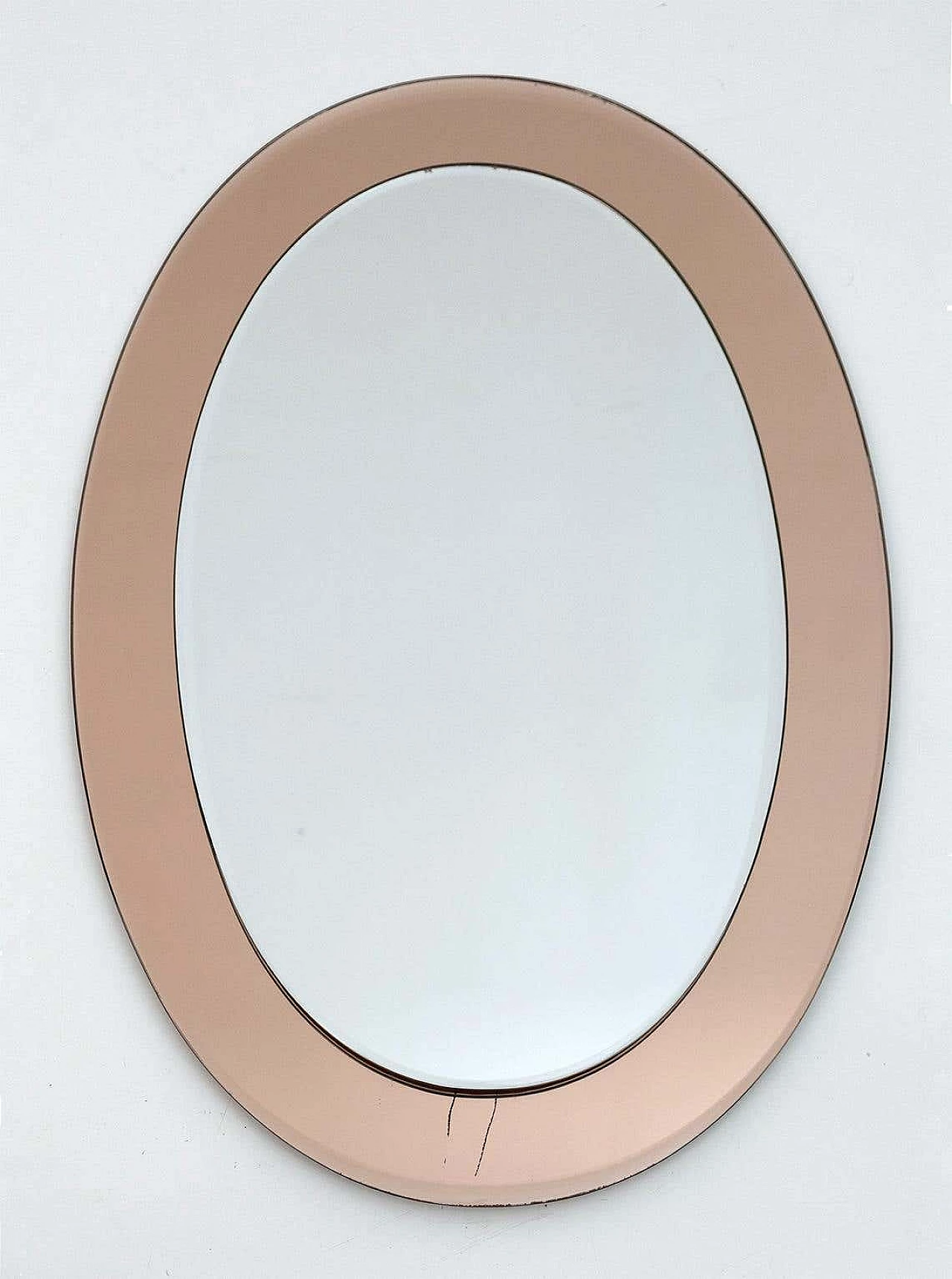 Mirror by Antonio Lupi for Cristal Luxor, 1960s 3