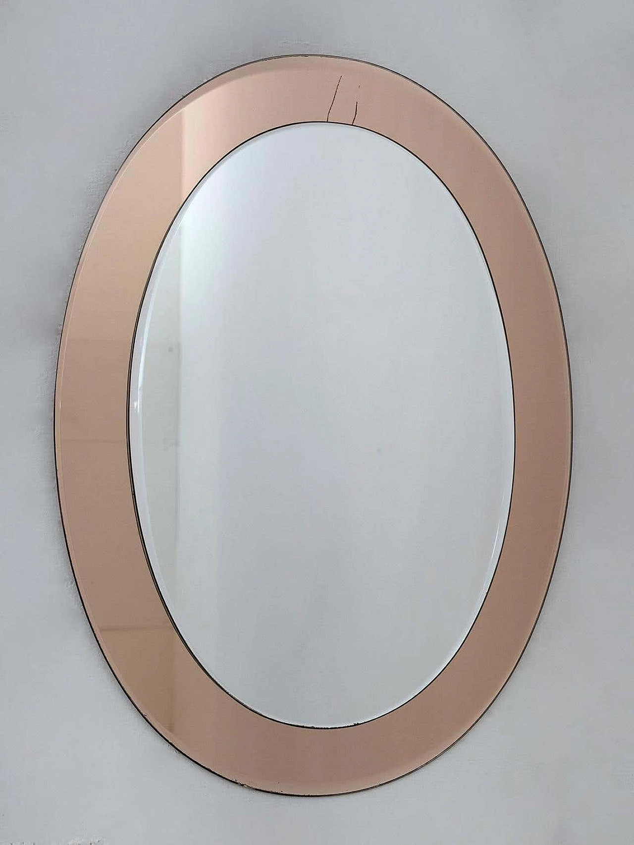Mirror by Antonio Lupi for Cristal Luxor, 1960s 4