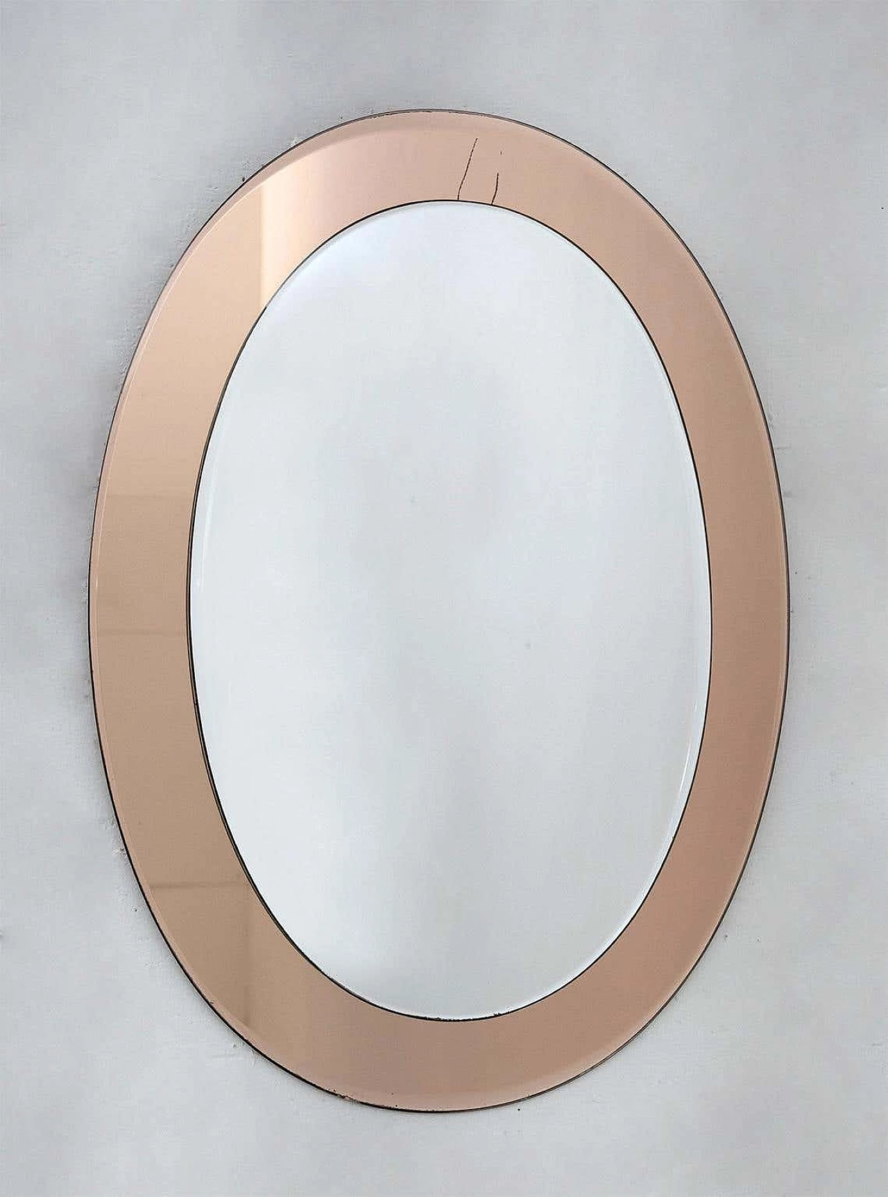 Mirror by Antonio Lupi for Cristal Luxor, 1960s 5