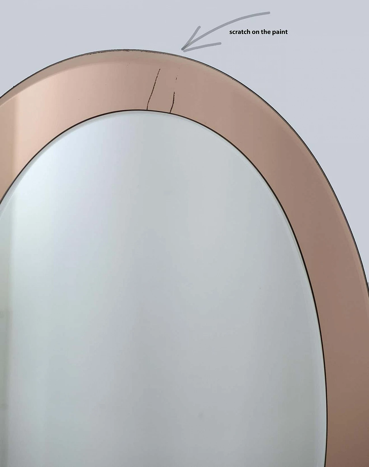 Specchio di Antonio Lupi per Cristal Luxor, anni '60 6