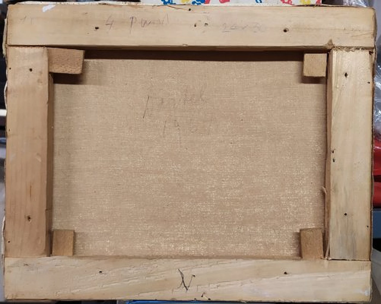 Anton Lutgerink Dartel, surrealist composition, oil painting on canvas, 1964 3