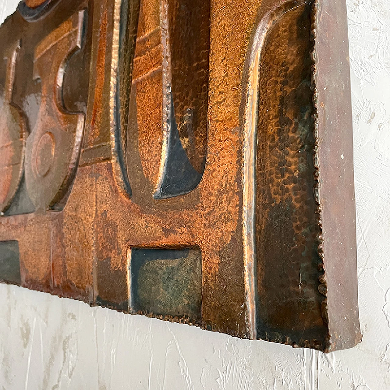 Franco Bastianelli, Still life, enamelled copper panel, 1967 5