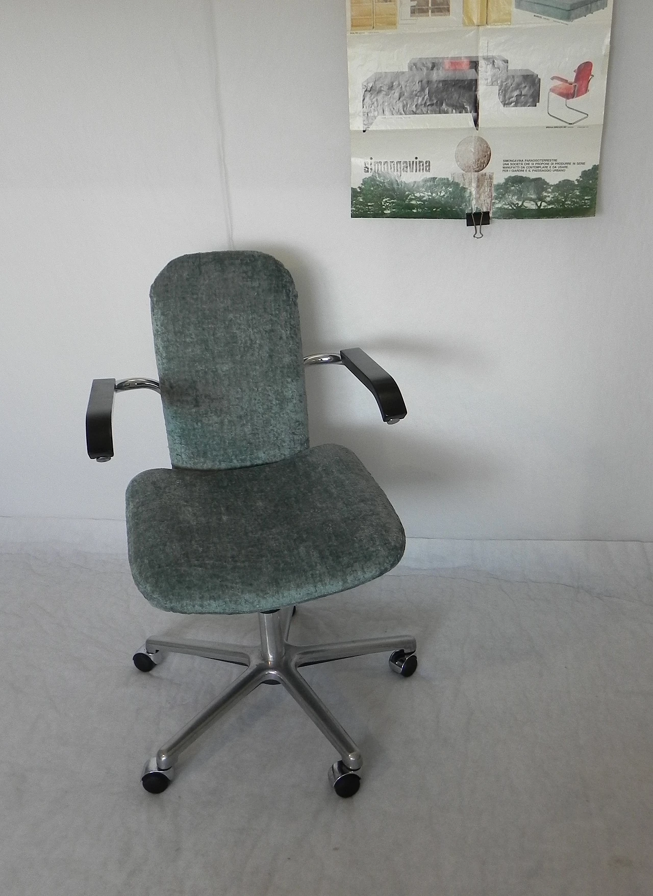 Brera office chair by Yoshiyasu Ito for Simon Gavina, 1980s 15
