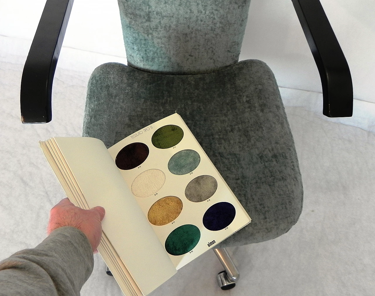 Brera office chair by Yoshiyasu Ito for Simon Gavina, 1980s 16