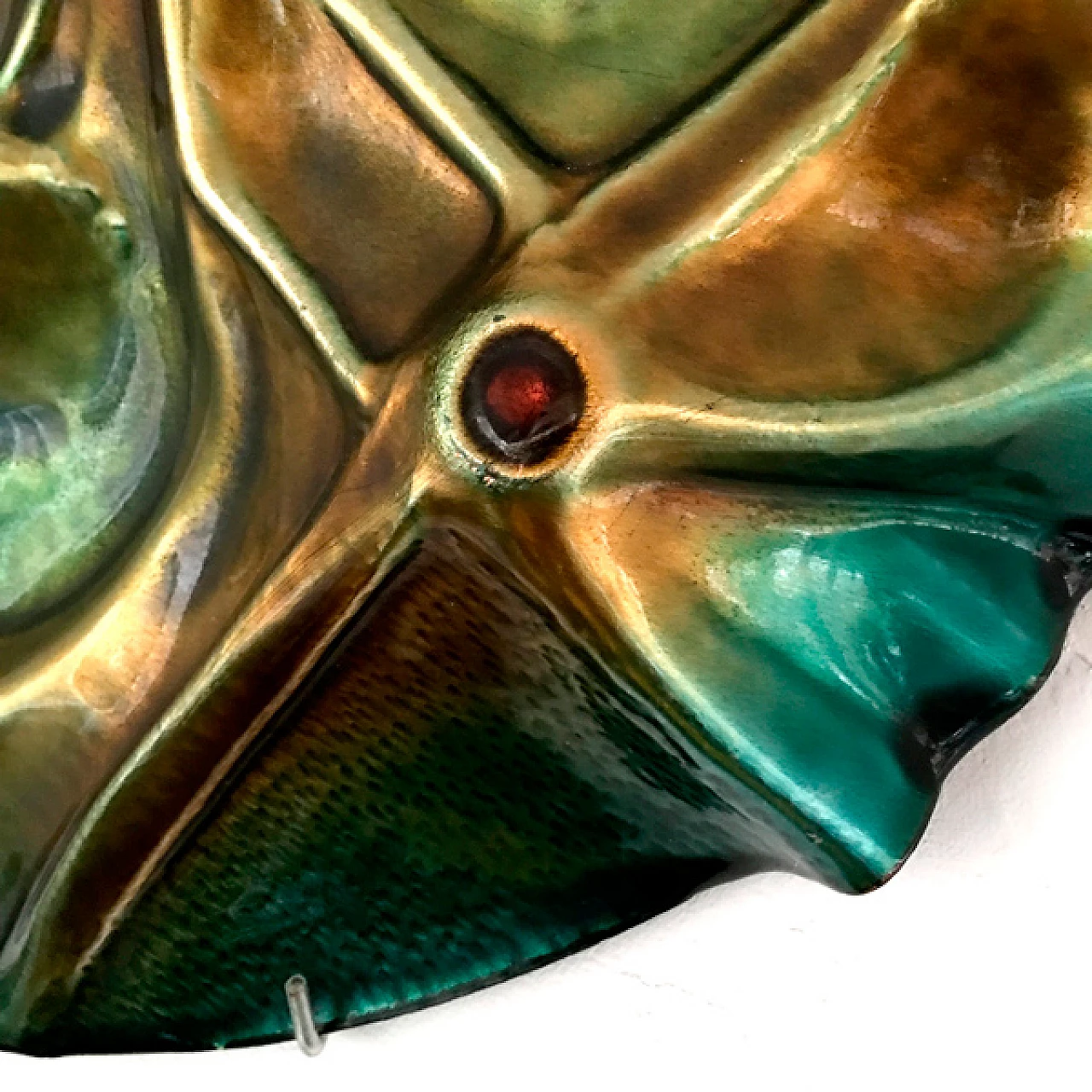 Scultura Luna in rame cesellato e smaltato di Franco Bastianelli, 1966 5