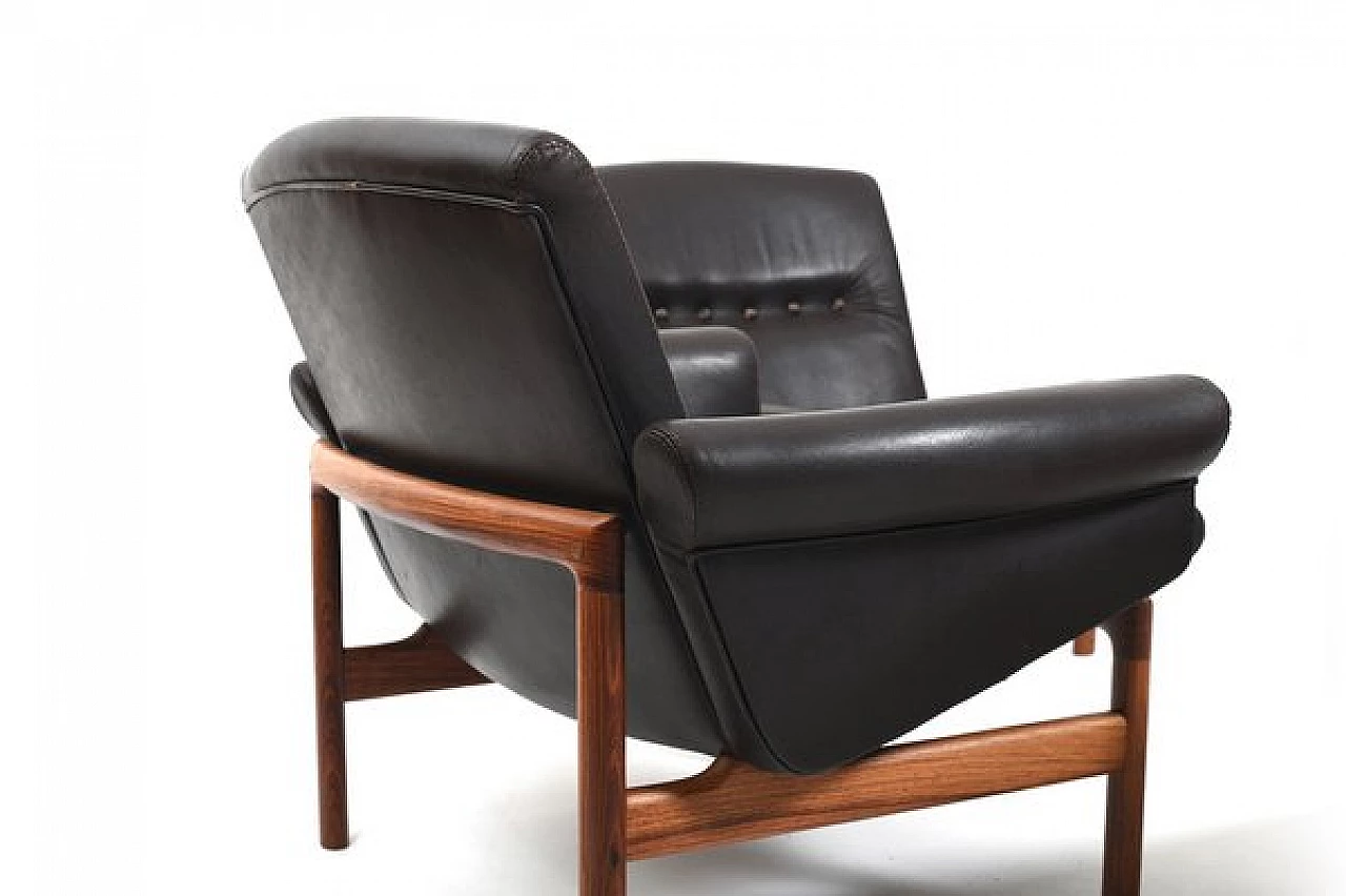 4 Poltrone Kombinationsgruppe 116 di Sven Ellekær per Søren Willadsen, anni '60 4