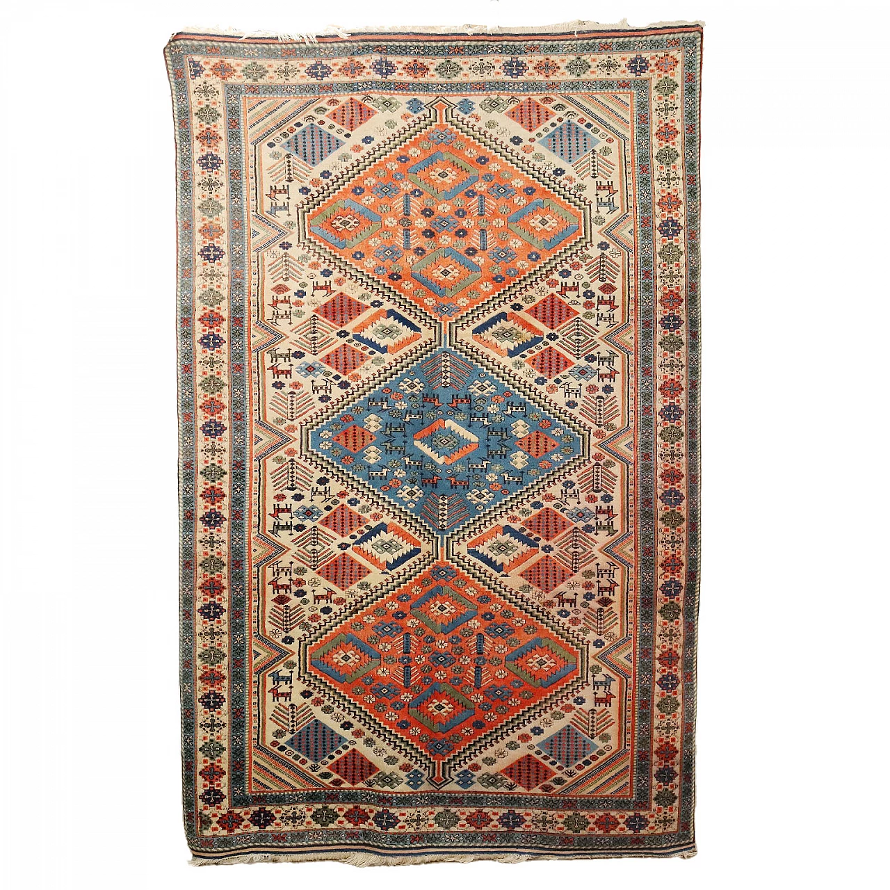 Turkish Kars wool and cotton rug 1