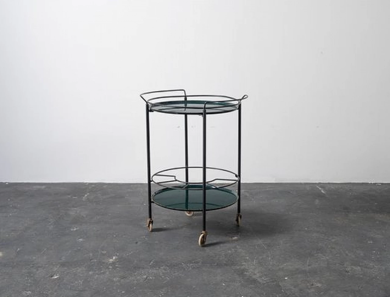 Iron cart by Laurids Lønborg, 1960s 1