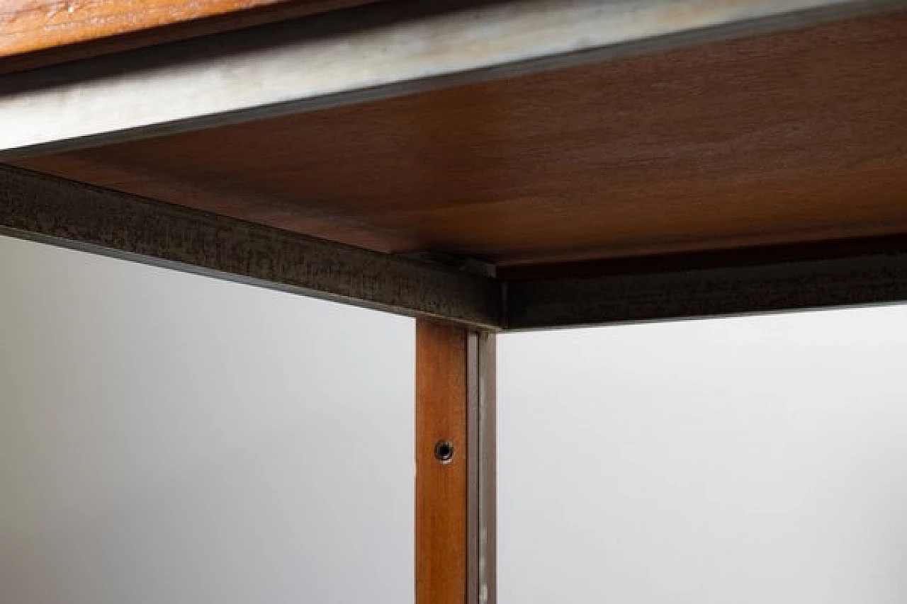 Tavolo in teak e ferro di Saporiti, anni '60 6