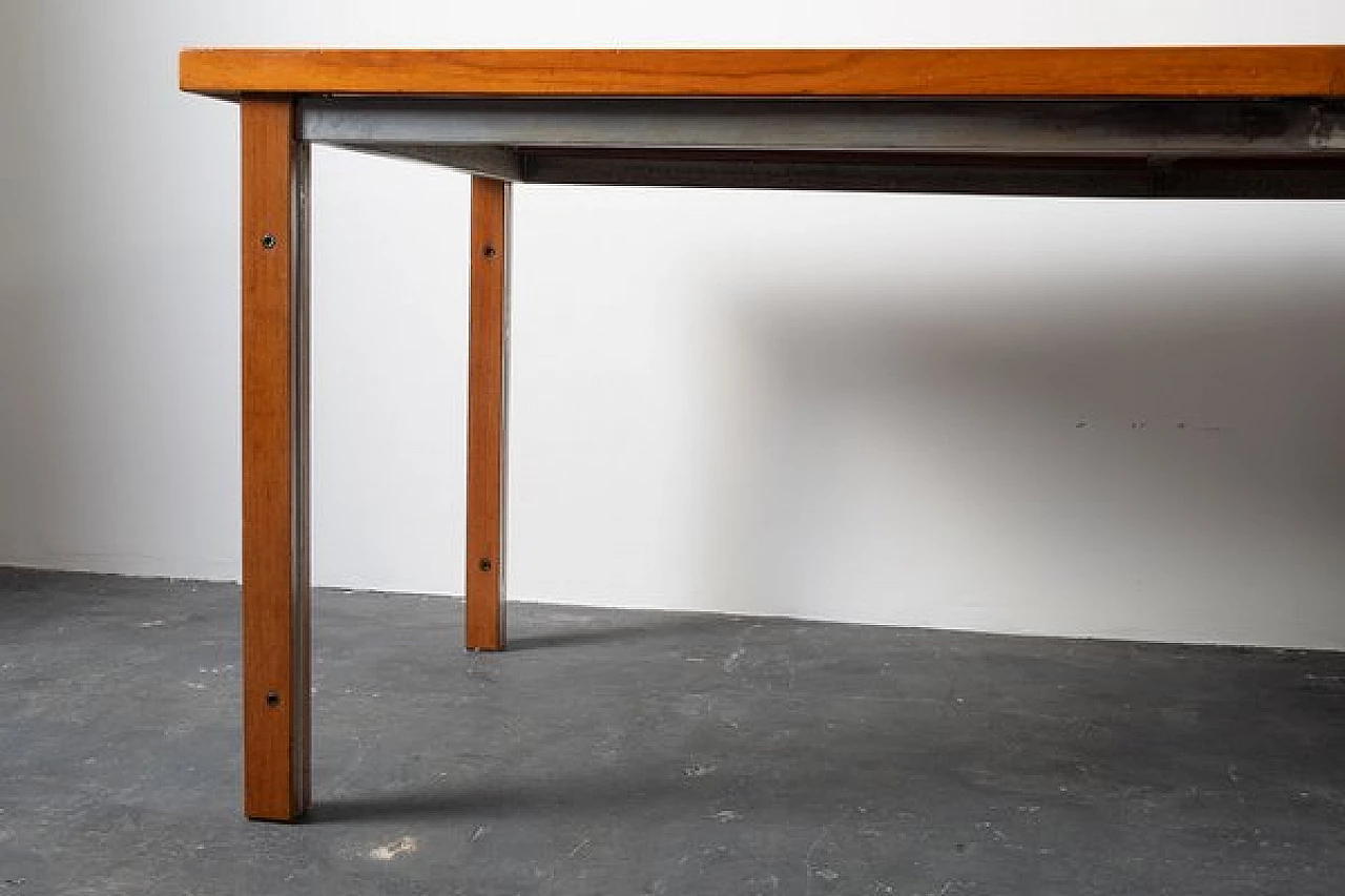 Tavolo in teak e ferro di Saporiti, anni '60 8