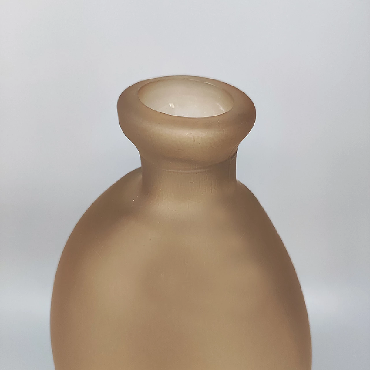 Coppia di vasi in vetro di Murano colorato di Dogi, anni '70 4