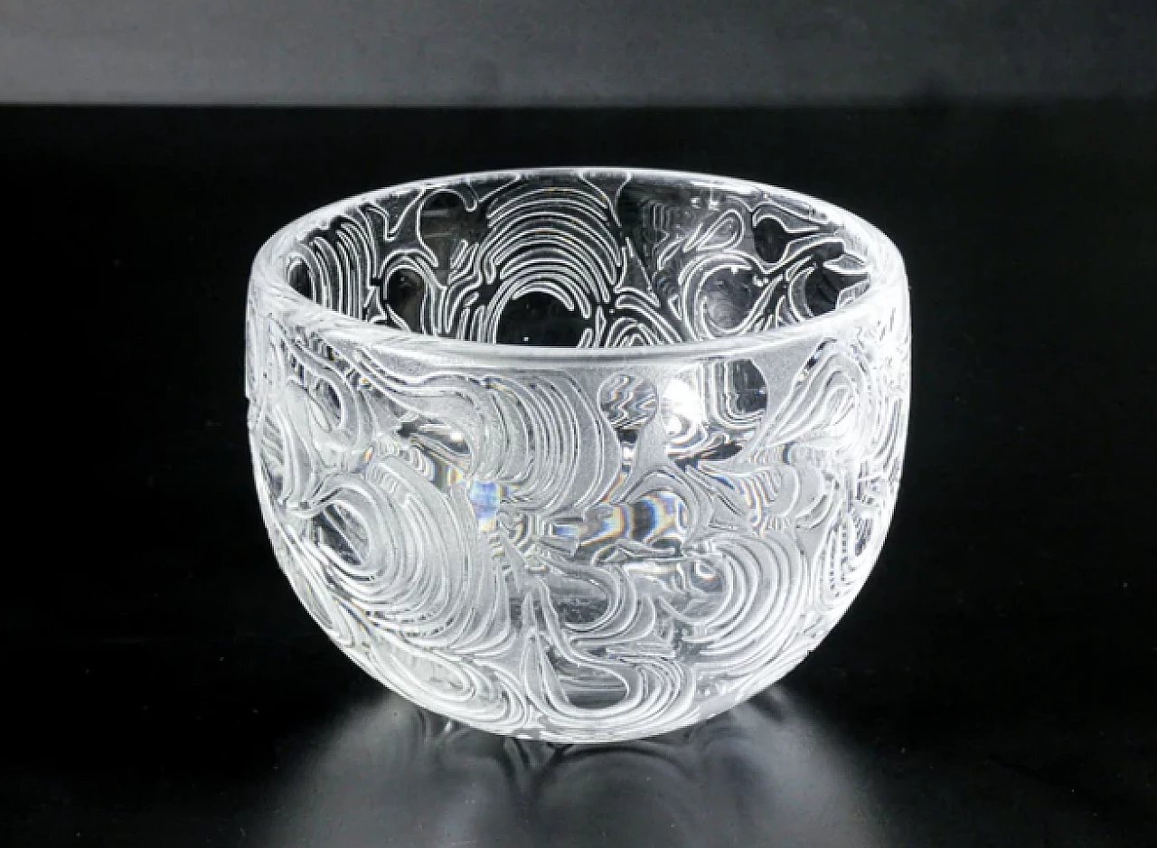 Cut glass bowl by Bertil Vallien for Kosta Boda & Afors 2