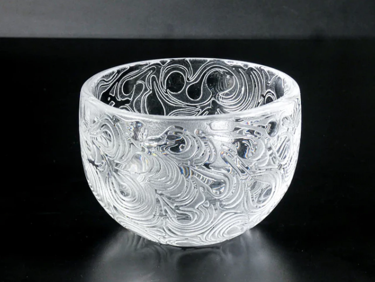Cut glass bowl by Bertil Vallien for Kosta Boda & Afors 3