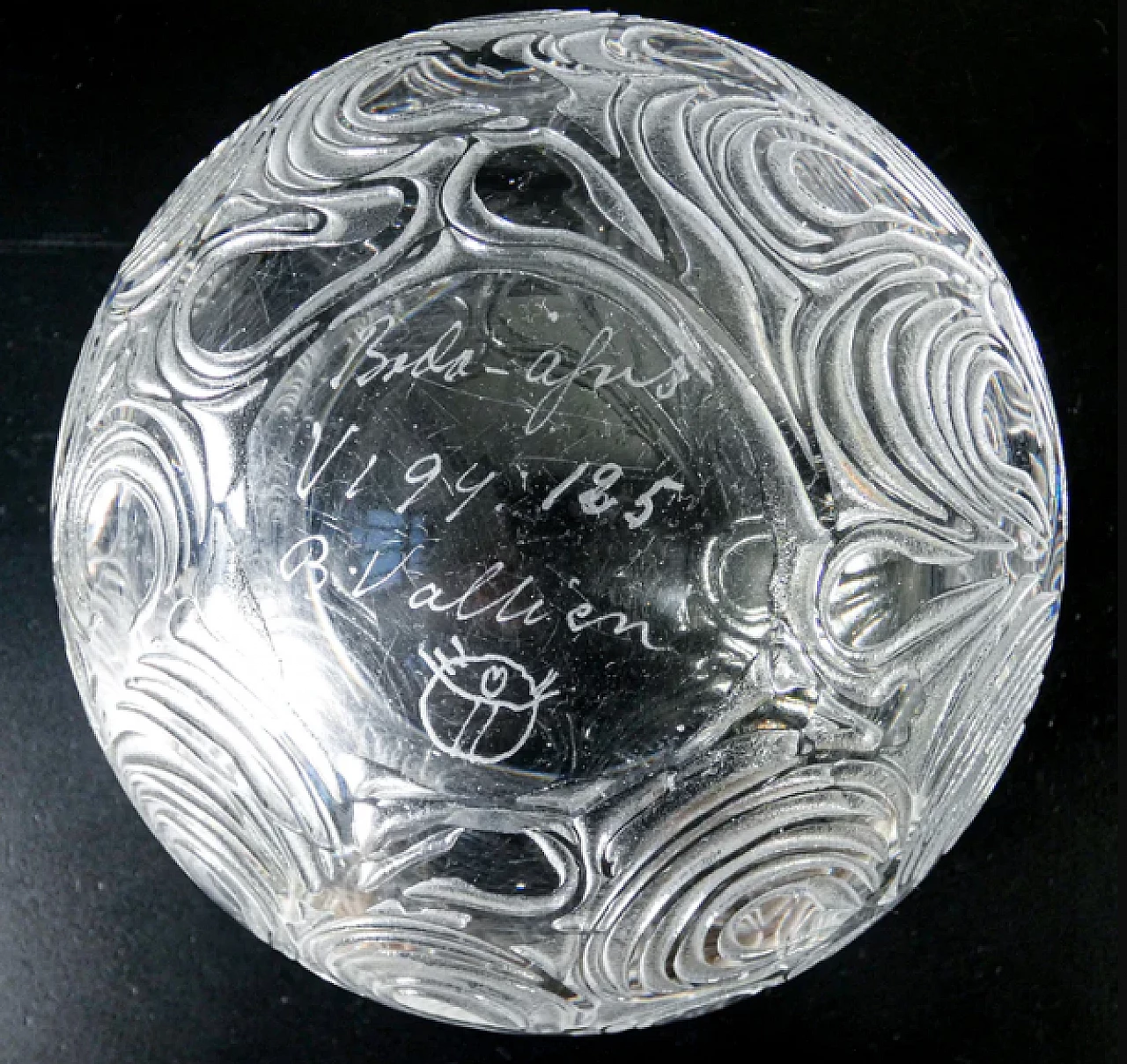Cut glass bowl by Bertil Vallien for Kosta Boda & Afors 6
