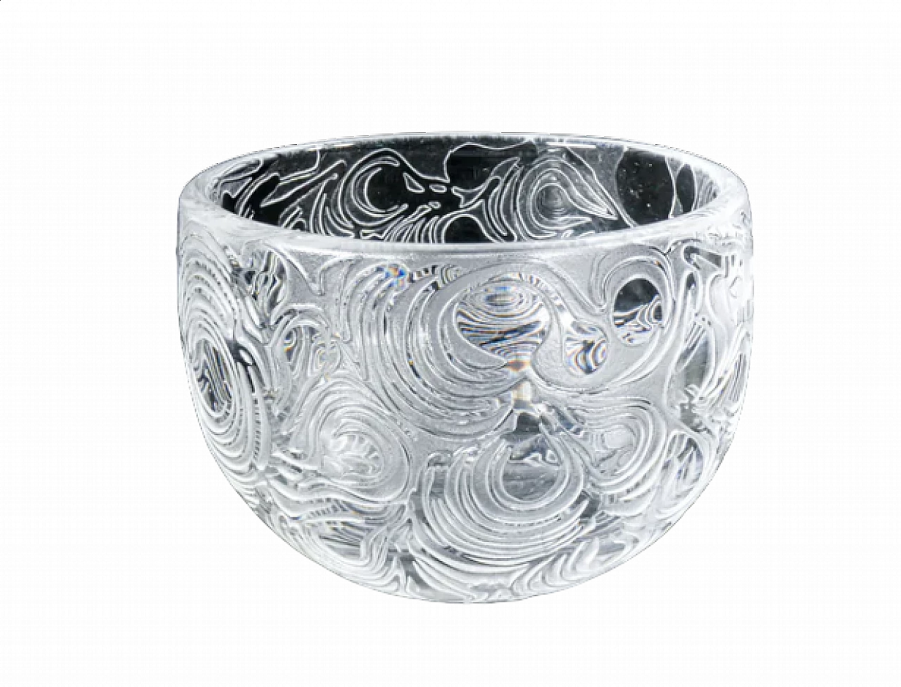 Cut glass bowl by Bertil Vallien for Kosta Boda & Afors 7