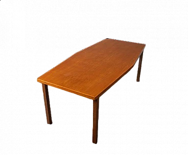 Tavolo in teak e ferro di Saporiti, anni '60