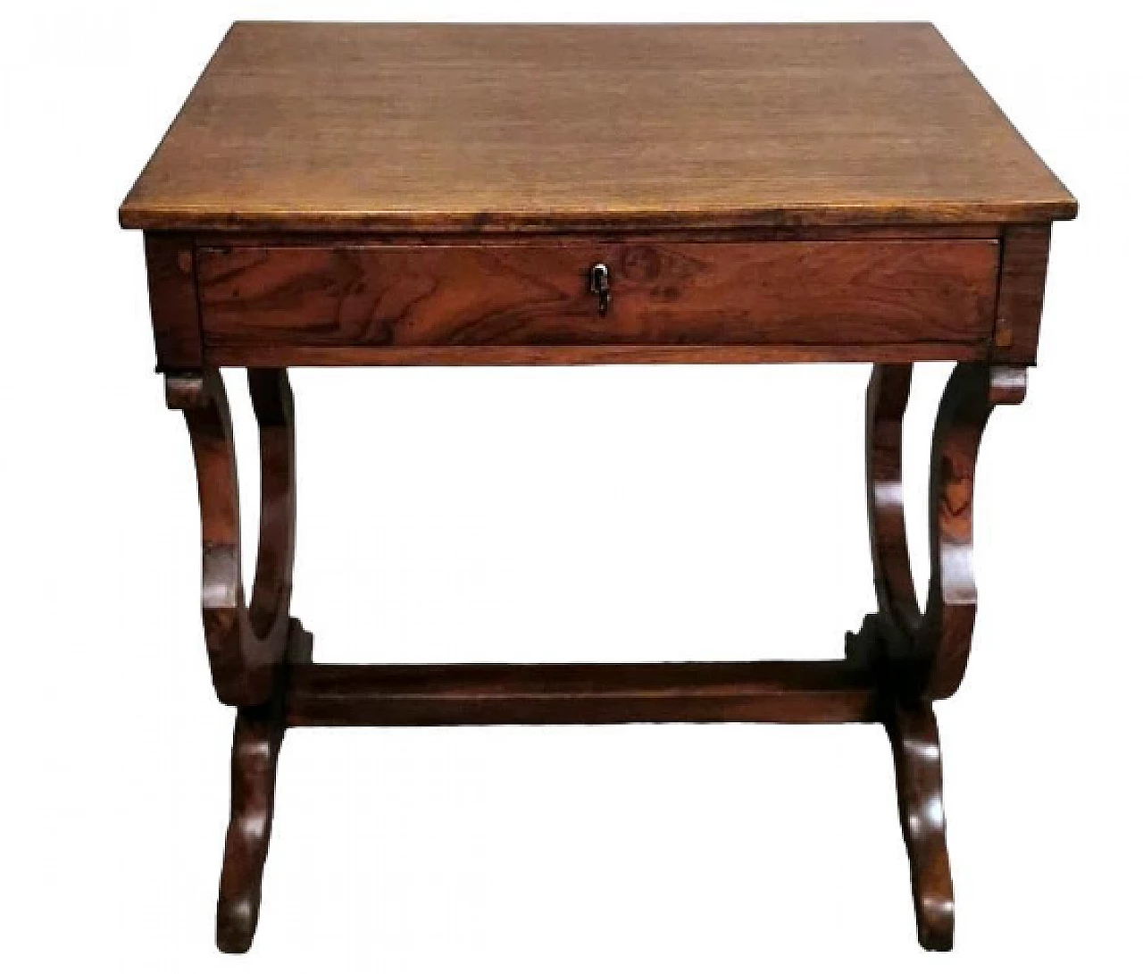 Biedermeir oak desk, late 19th century 1