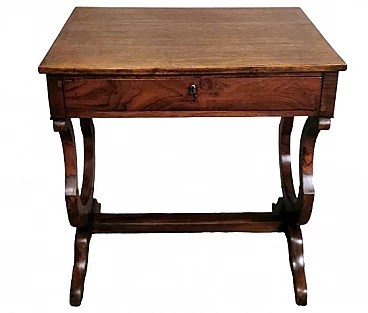 Biedermeir oak desk, late 19th century