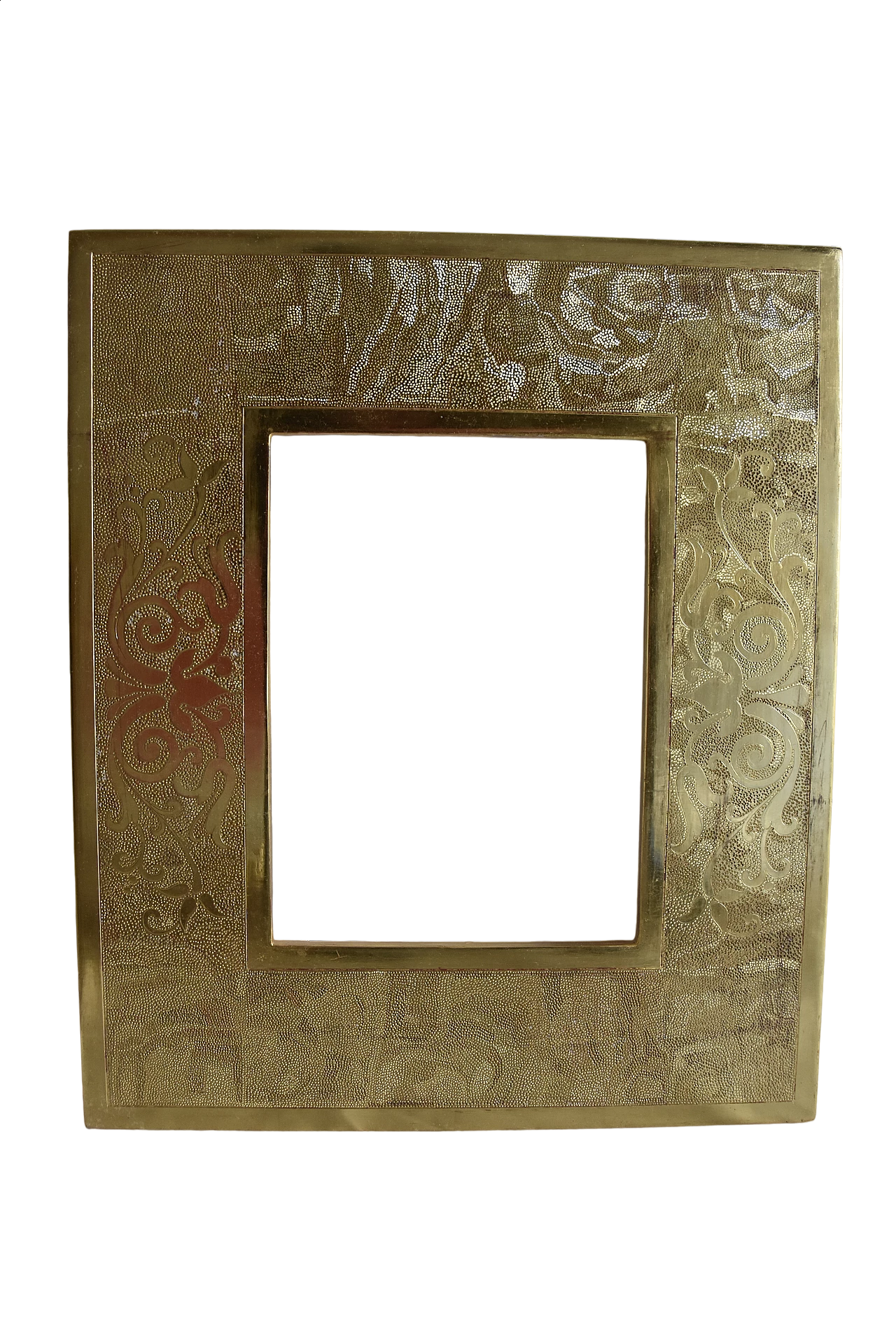 Gold frame in wood and 24K gold, 2000s 9
