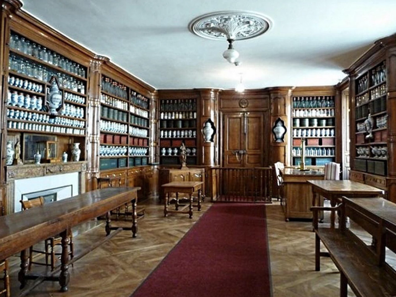 Biedermeir oak desk, late 19th century 20