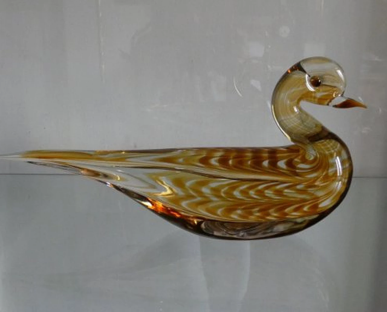 Murano glass dove statuette attributed to Gino Cenedese, 1960s 2