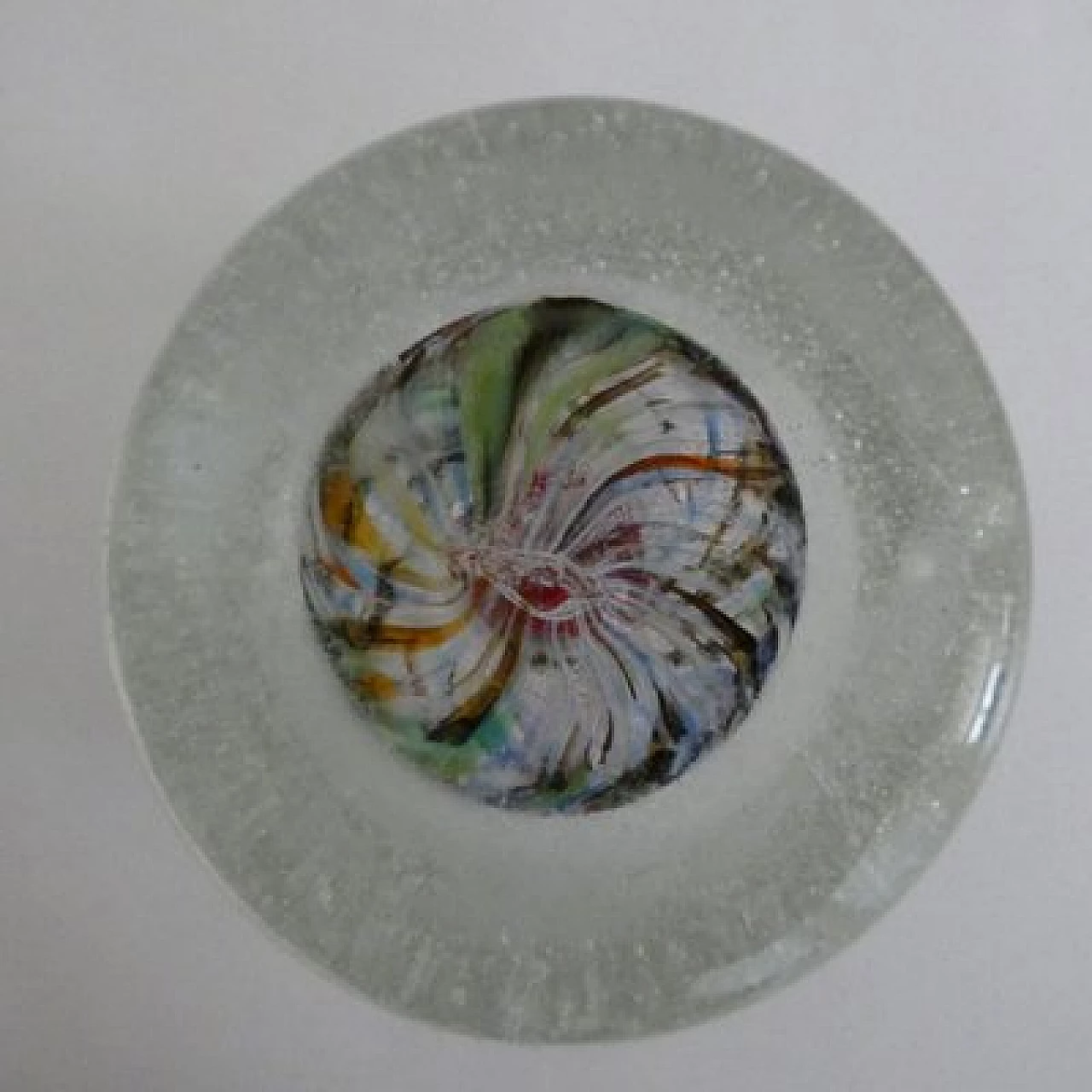 Murano glass paperweight with penguin and snowflakes, 1920s 6